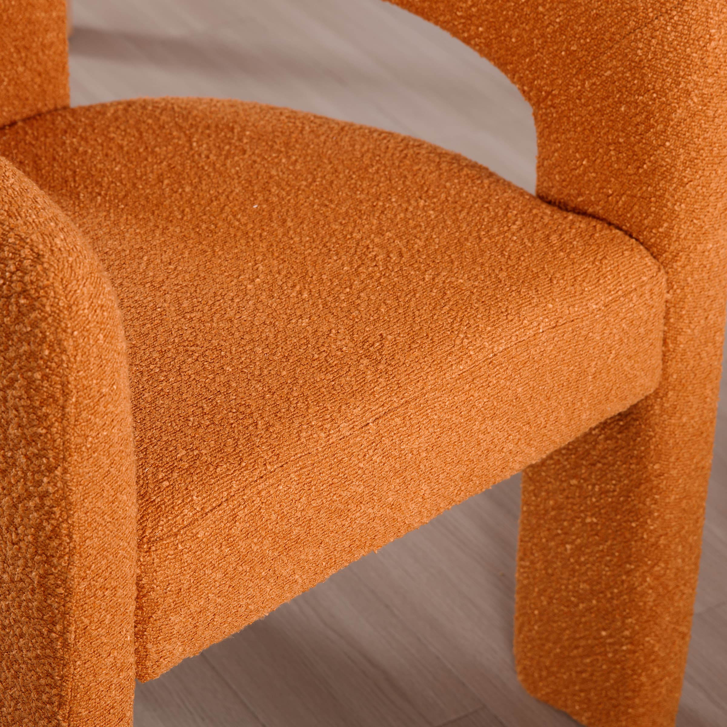 VESCASA Open Back Barrel Dining Chair 1 PCS - 5101DC