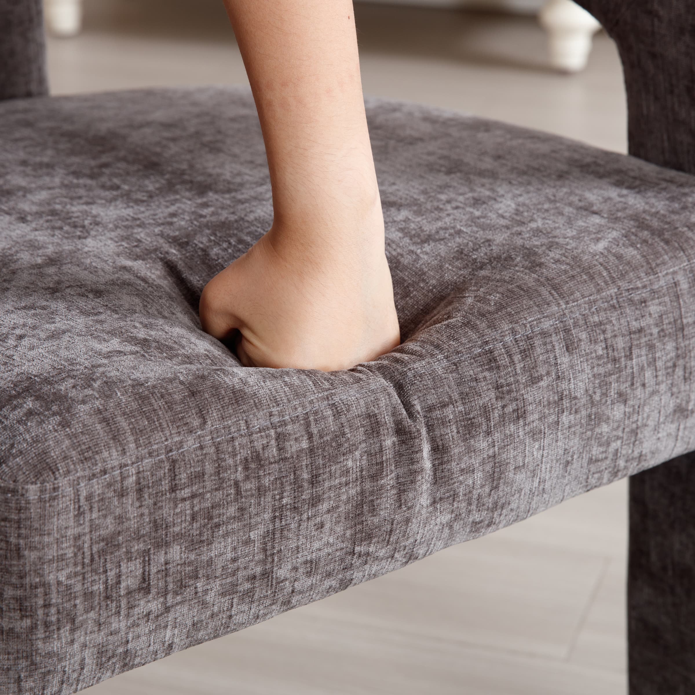 VESCASA Open Back Barrel Dining Chair 1 PCS - 5101DC