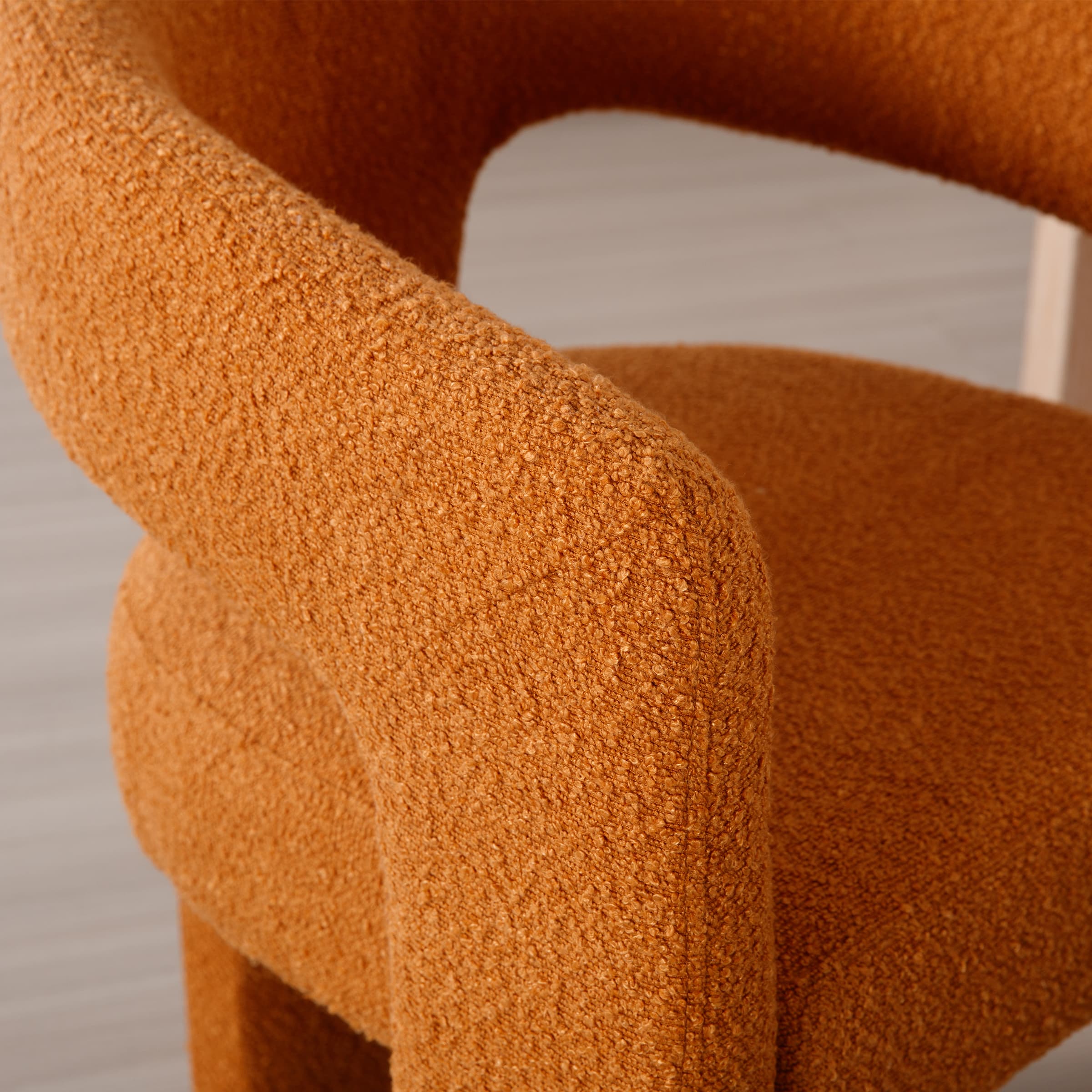 VESCASA Open Back Barrel Dining Chair 1 PCS - 5101DC