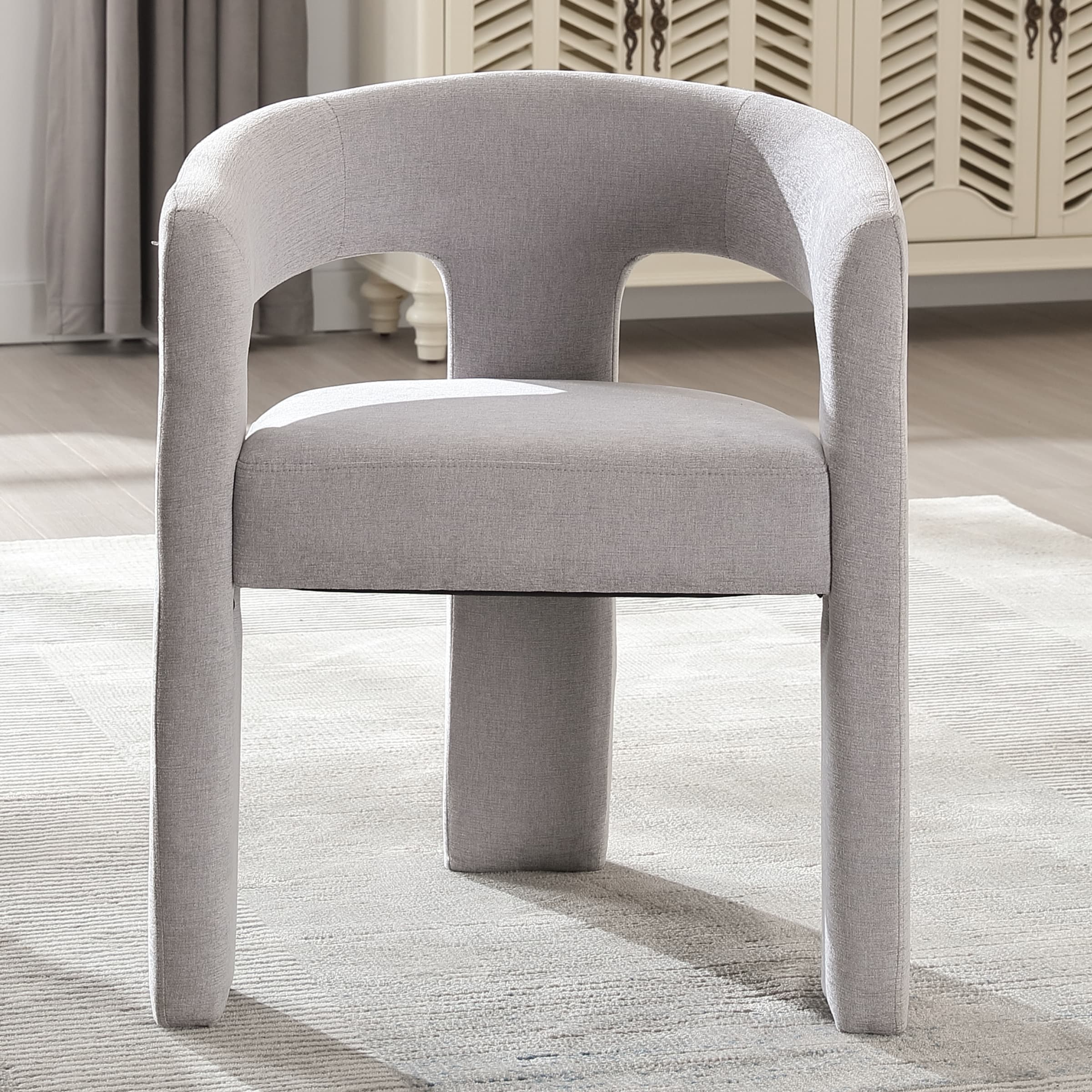 VESCASA Open Back Barrel Dining Chair 1 PCS - 5101DC