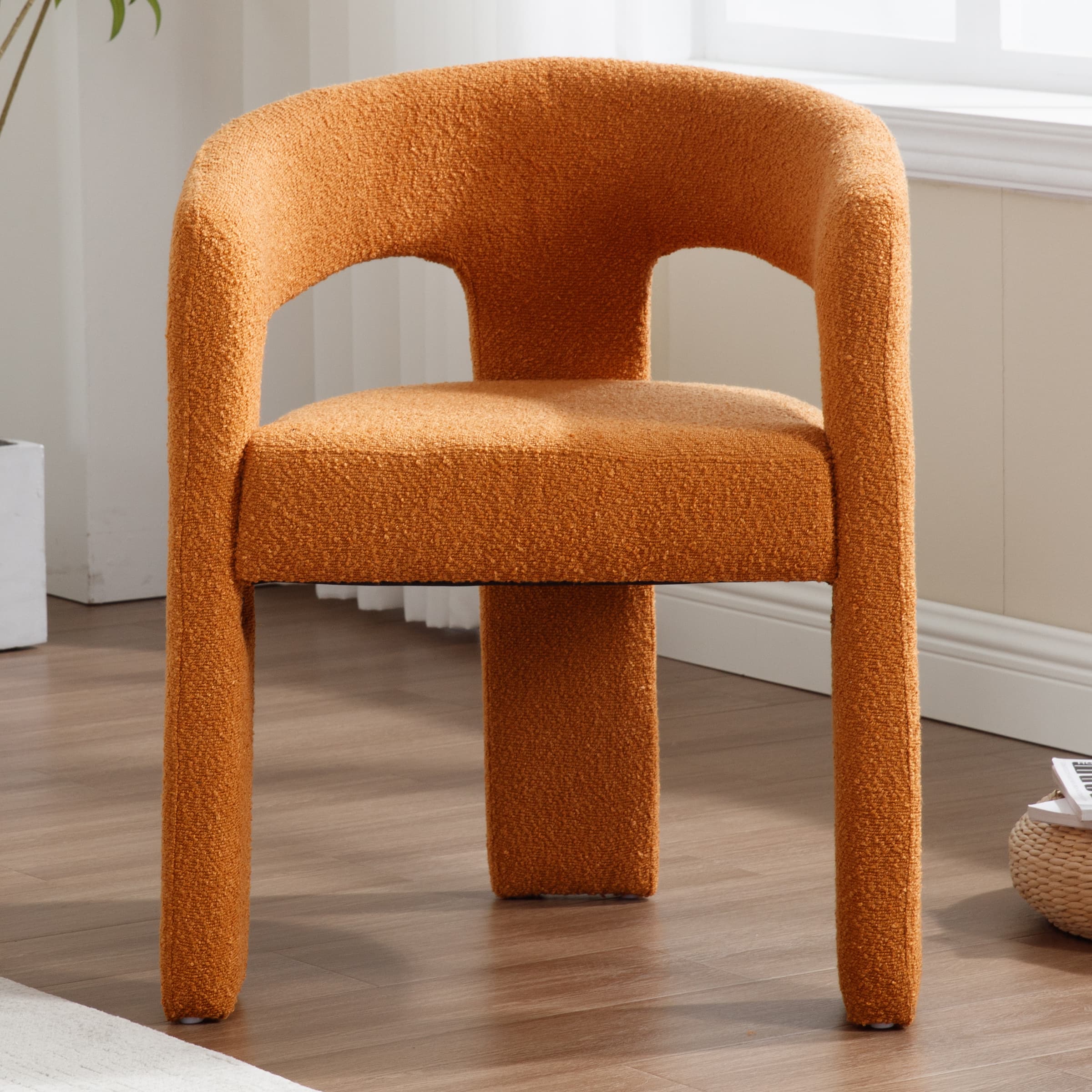 VESCASA Open Back Barrel Dining Chair 1 PCS - 5101DC