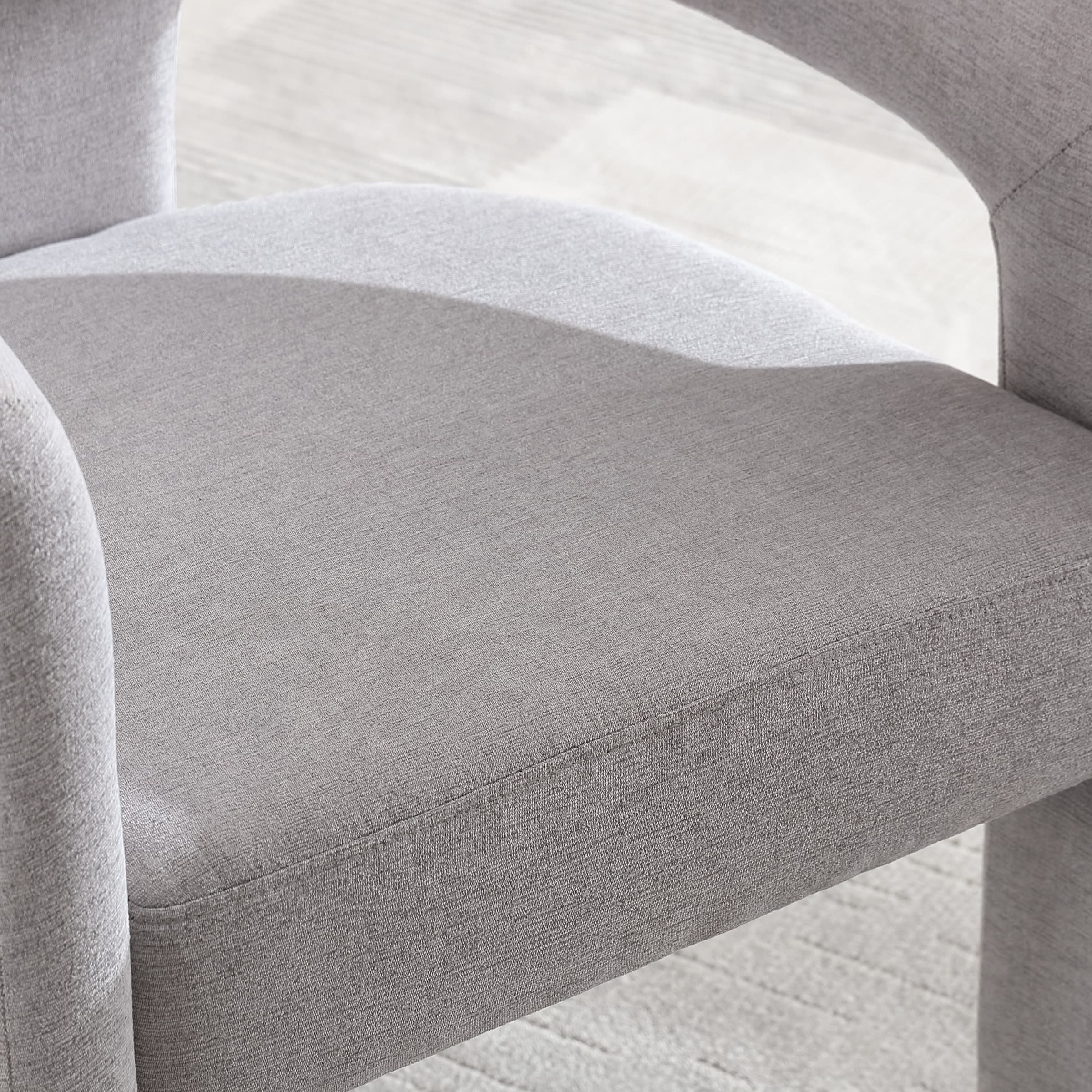 VESCASA Open Back Barrel Dining Chair 1 PCS - 5101DC