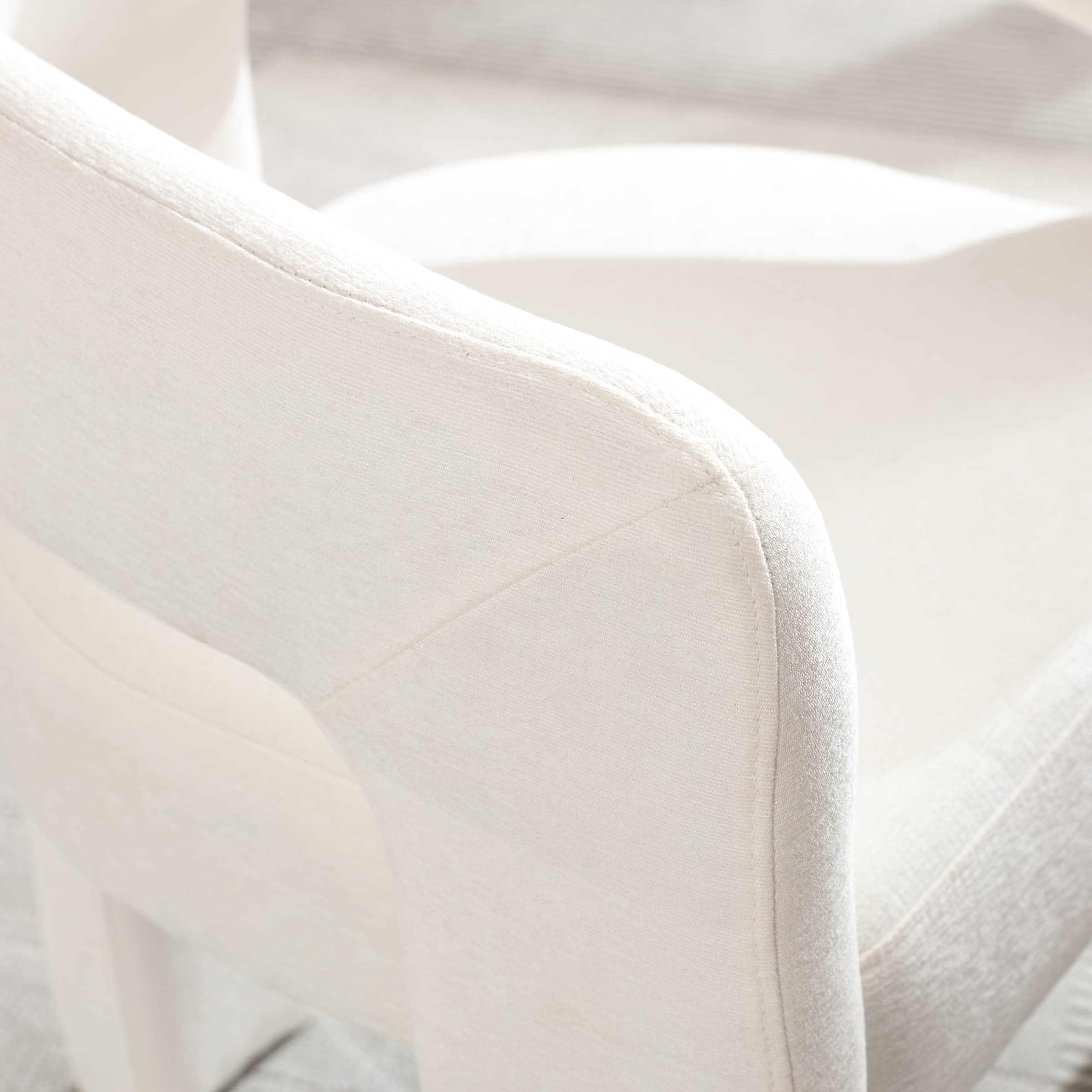 VESCASA Open Back Barrel Dining Chair 1 PCS - 5101DC