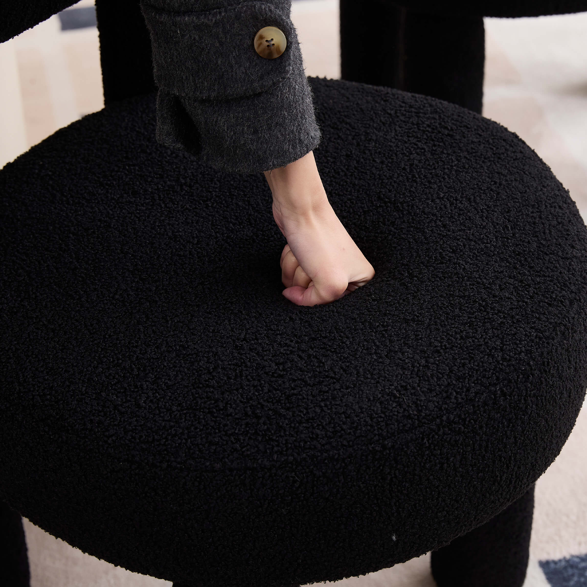 VESCASA Open Back Dining Chairs Set of 2 - 3163DC