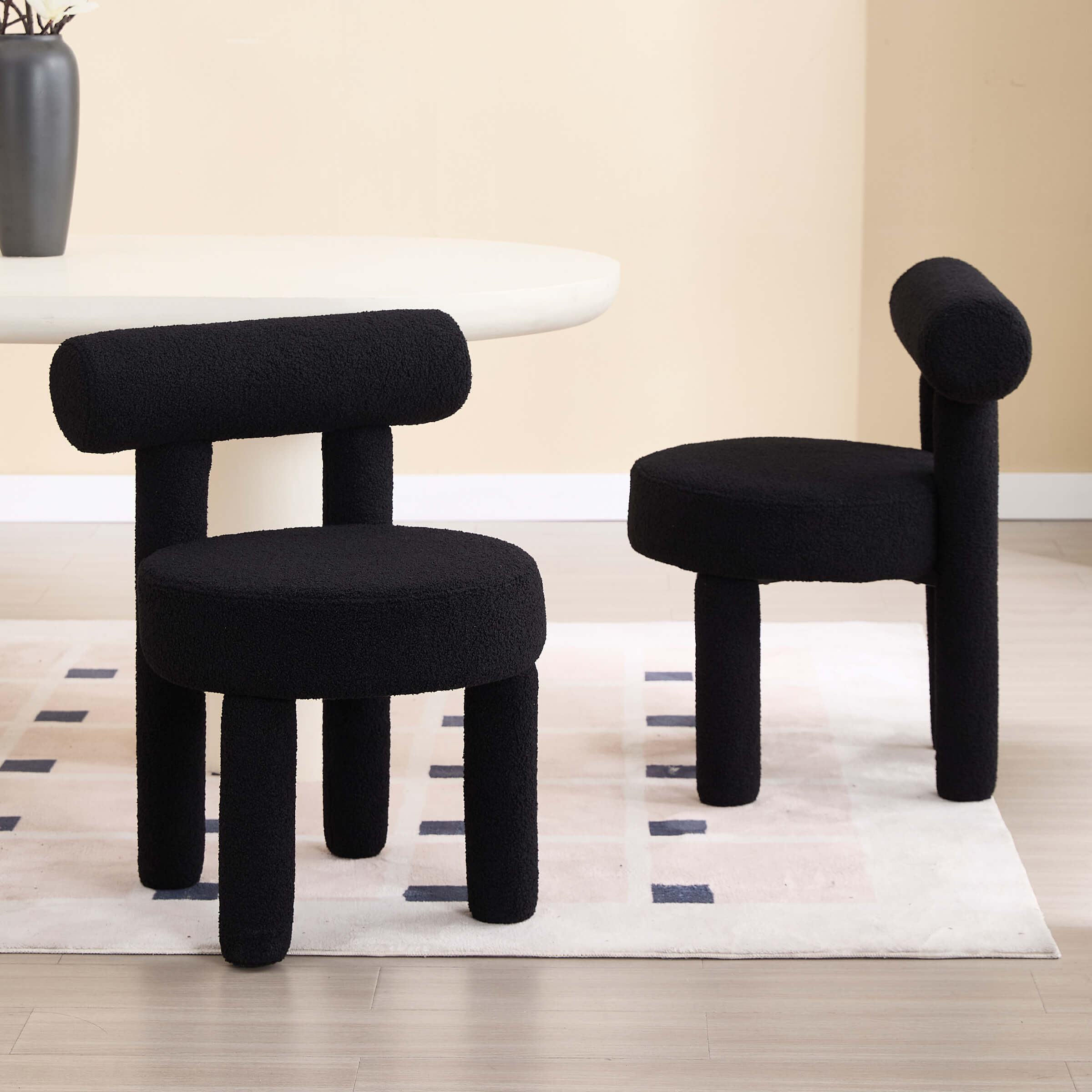 VESCASA Open Back Dining Chairs Set of 2 - 3163DC