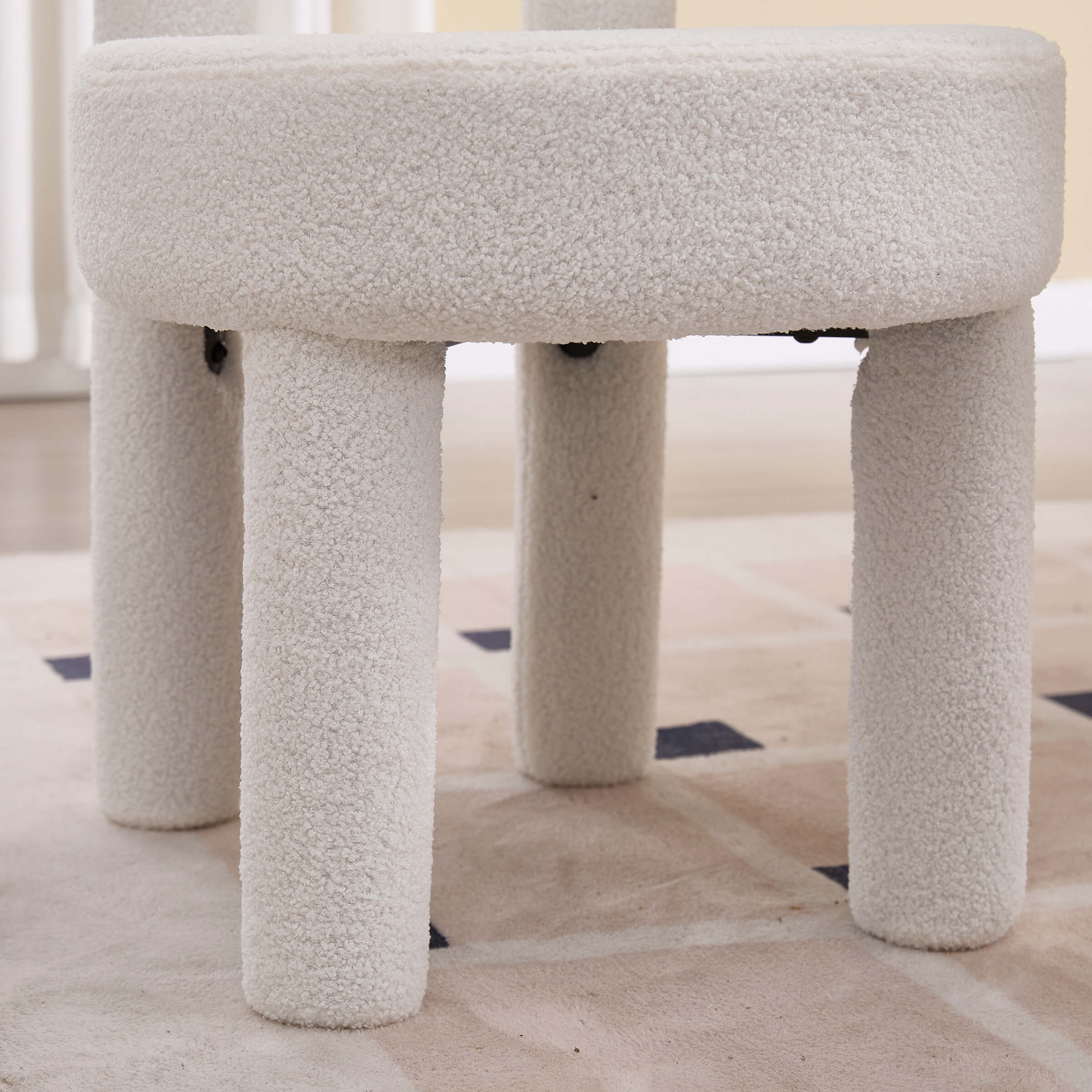 VESCASA Open Back Dining Chairs Set of 2 - 3163DC