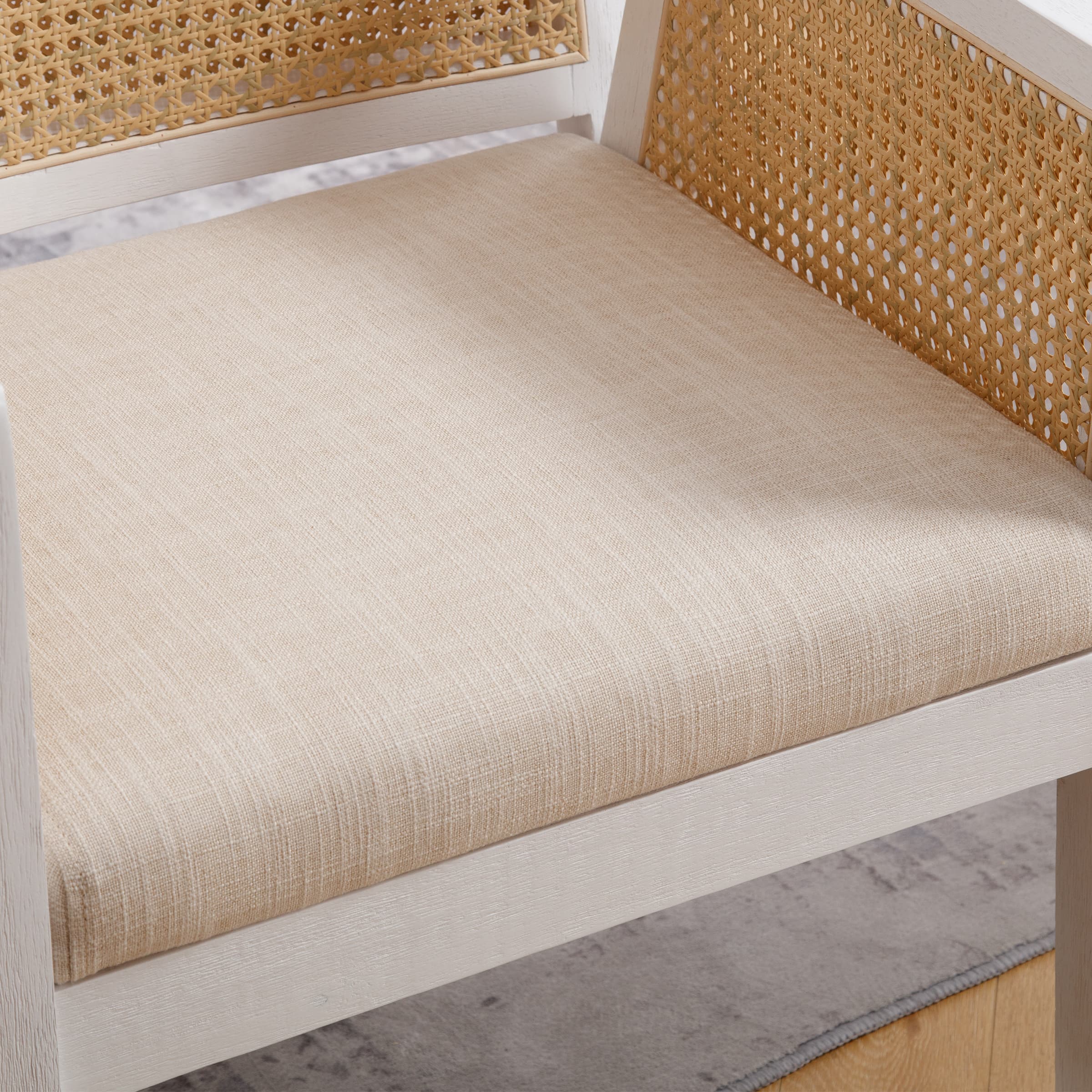 VESCASA Rattan Back Dining Chairs Set of 2 - 10020DC