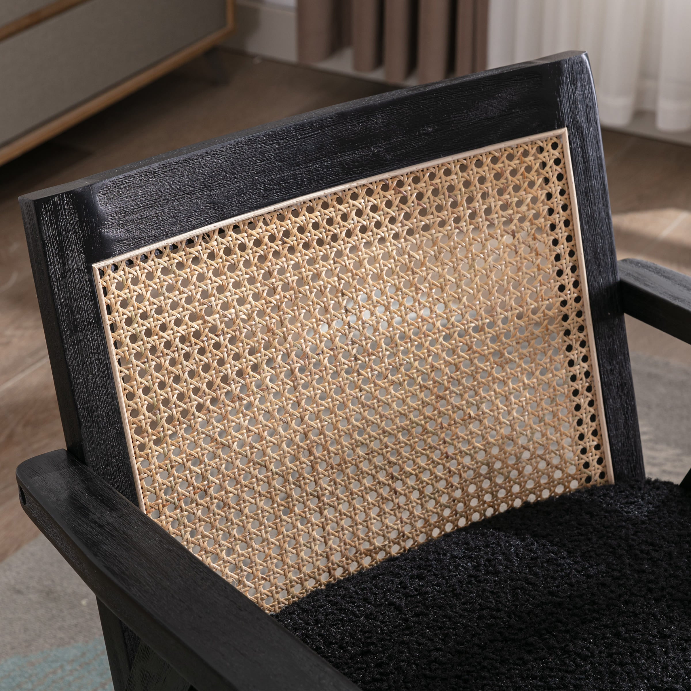 VESCASA Rattan Back Lounge Armchair 1 PCS - 3513AC