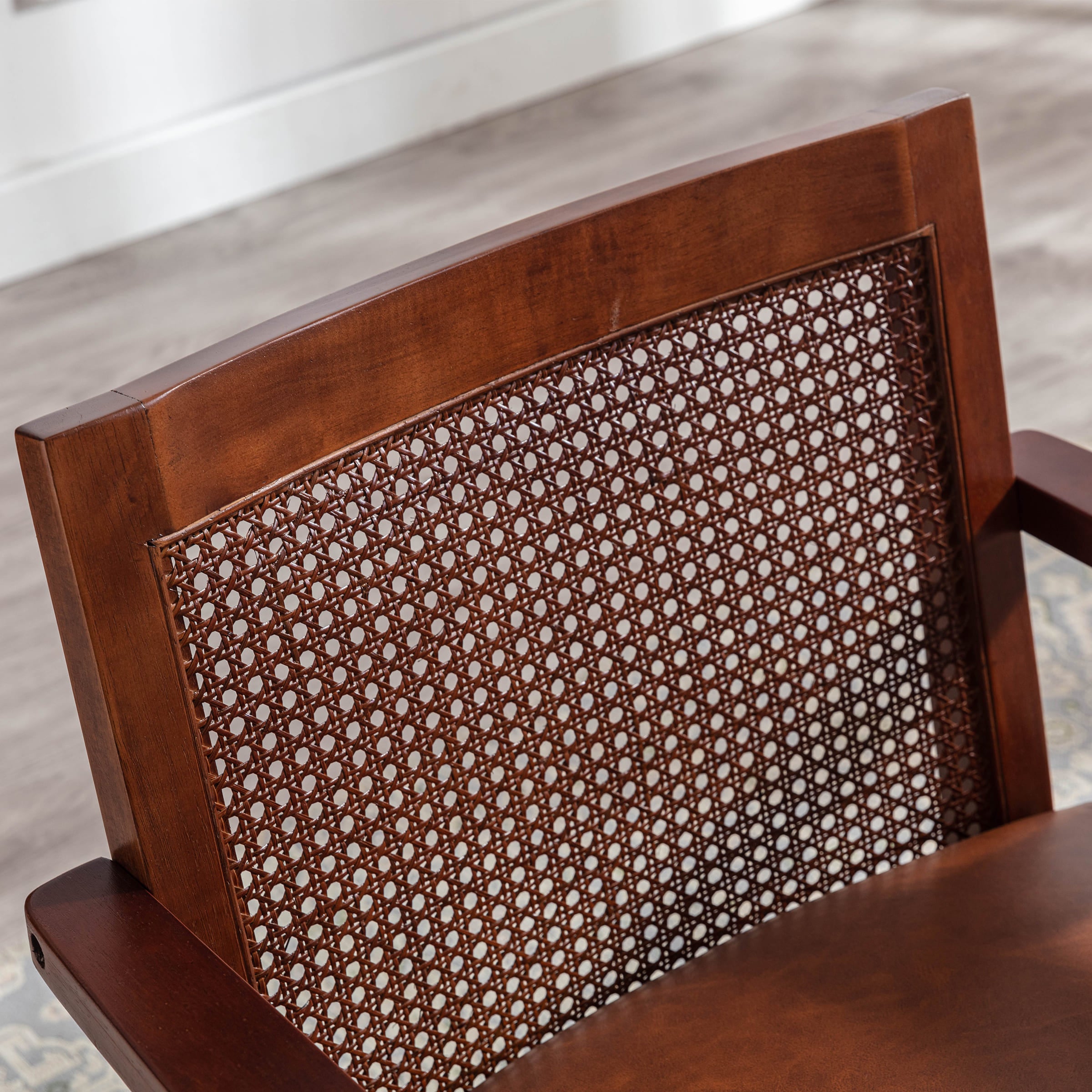 VESCASA Rattan Back Lounge Armchair 1 PCS - 3513AC