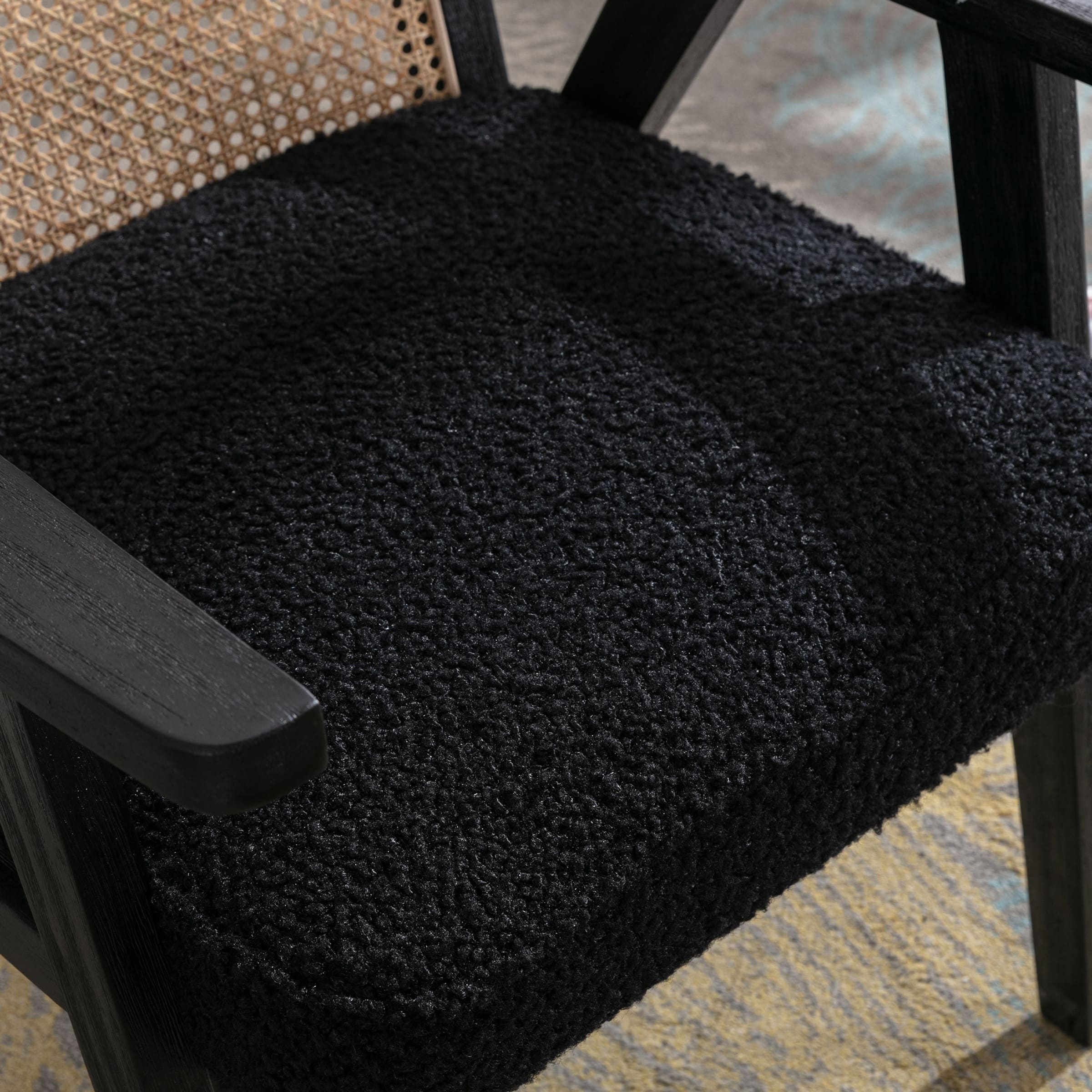 VESCASA Rattan Back Lounge Armchair 1 PCS - 3513AC