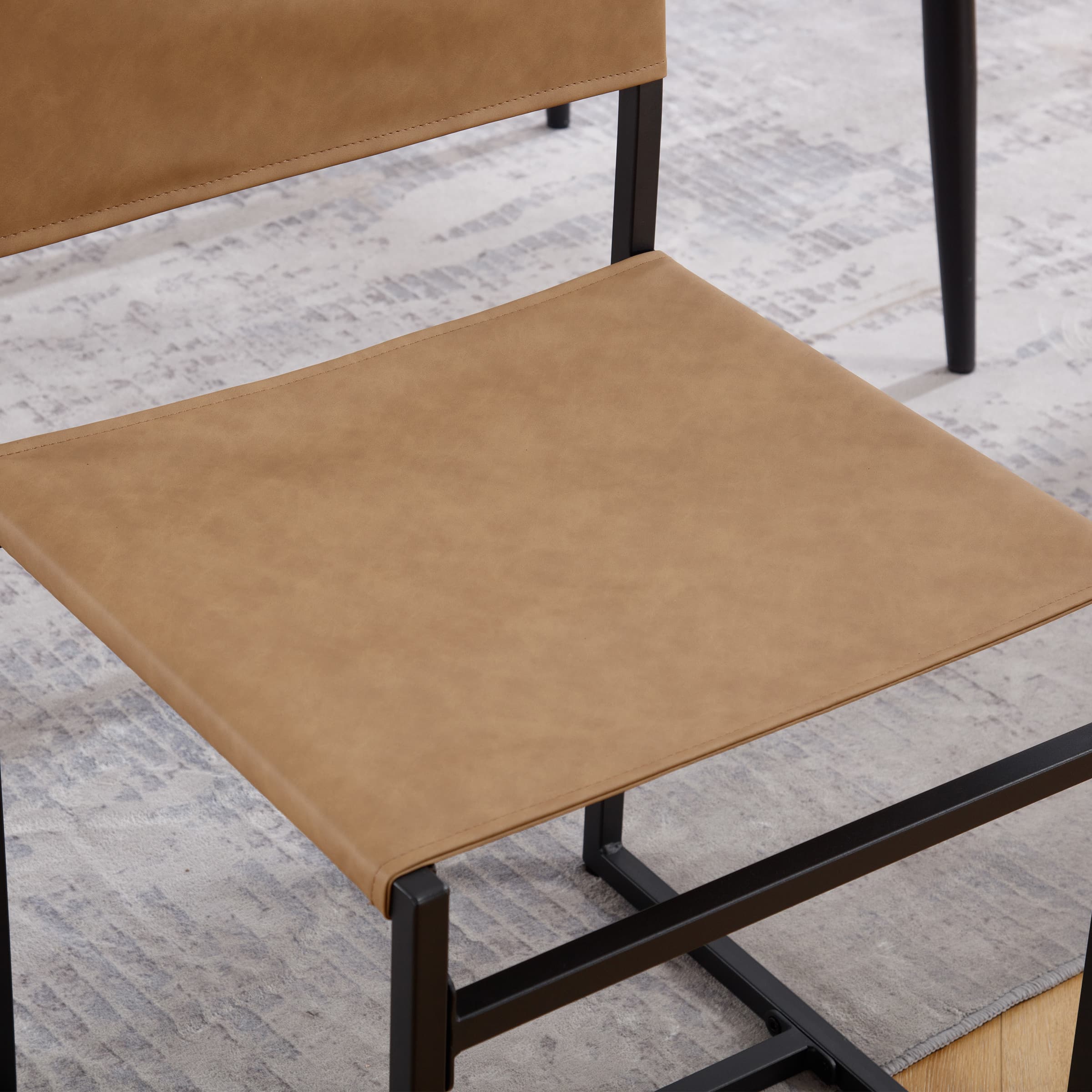 VESCASA Sling Armless Open Back Dining Chairs Set of 2 - 1002DC