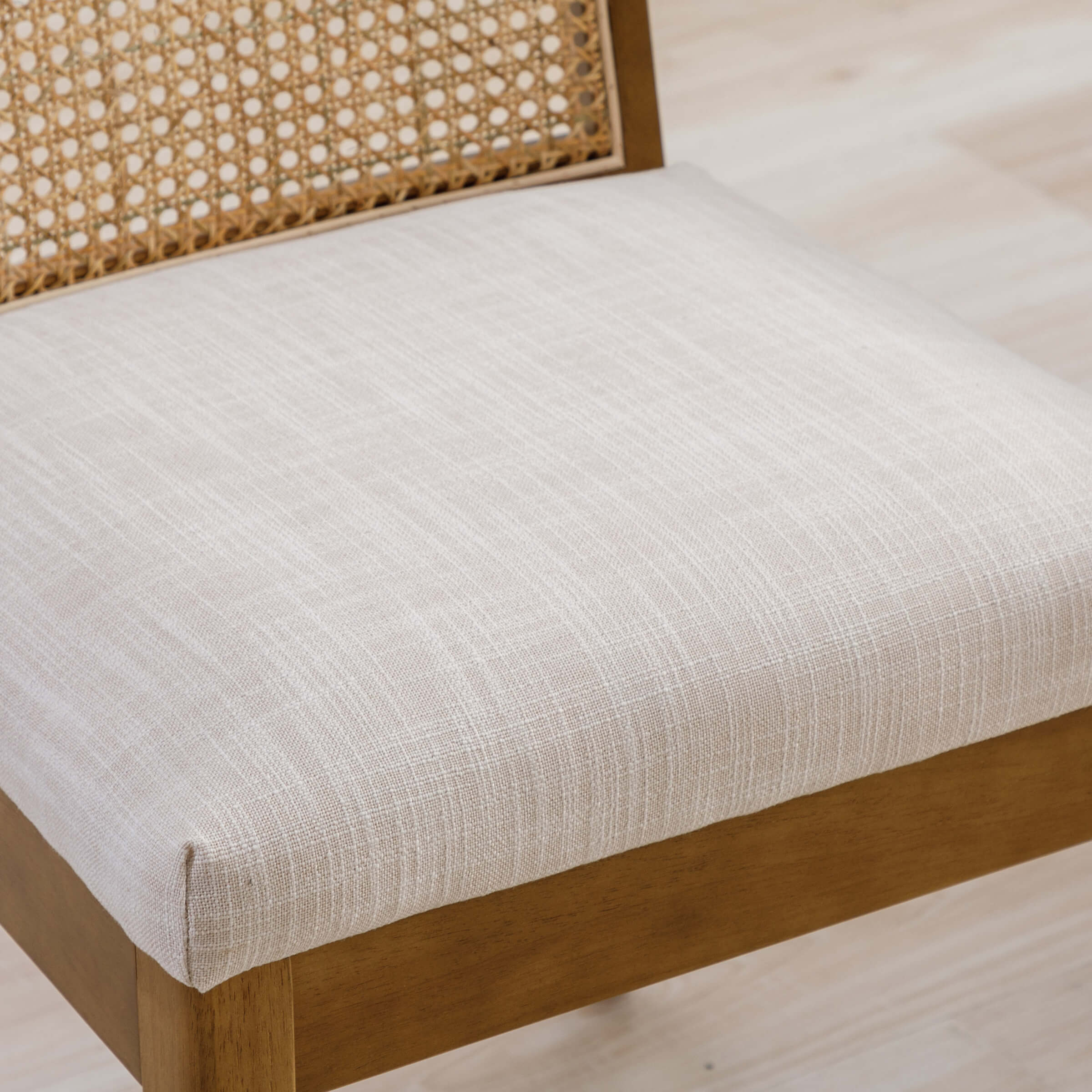 CIMOTA Square Rattan Back Dining Chairs Set of 2 - 1932DC