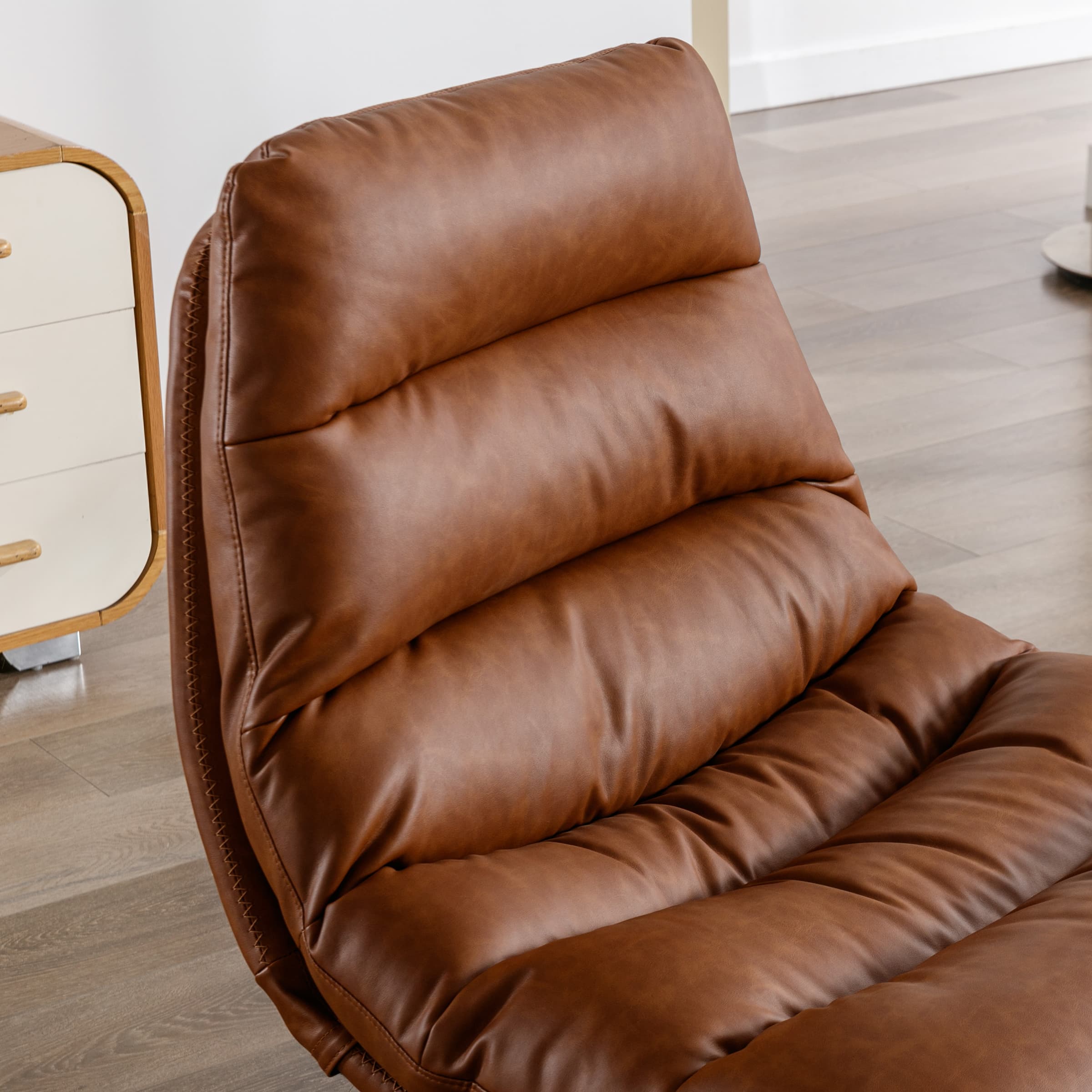 VESCASA Swivel Accent Chair with Ottoman - 19119AO