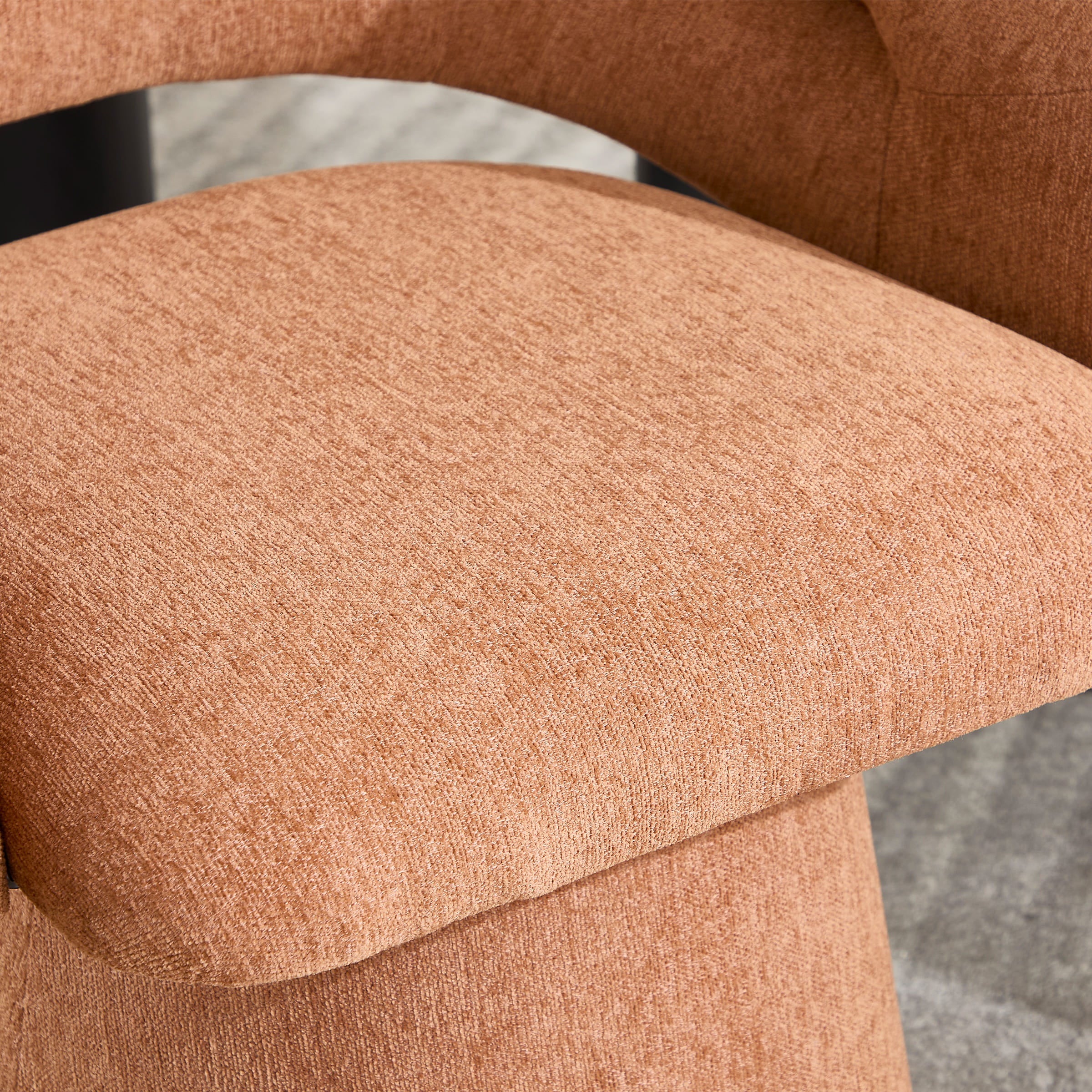 VESCASA Swivel Hollow Back Barrel Dining Chairs 1 PCS - 10074DC