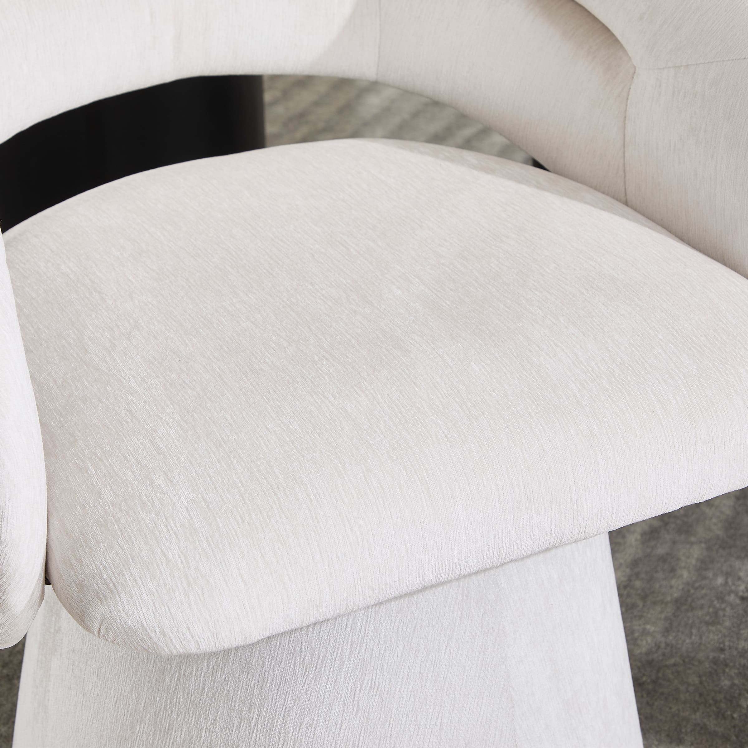 VESCASA Swivel Hollow Back Barrel Dining Chairs 1 PCS - 10074DC