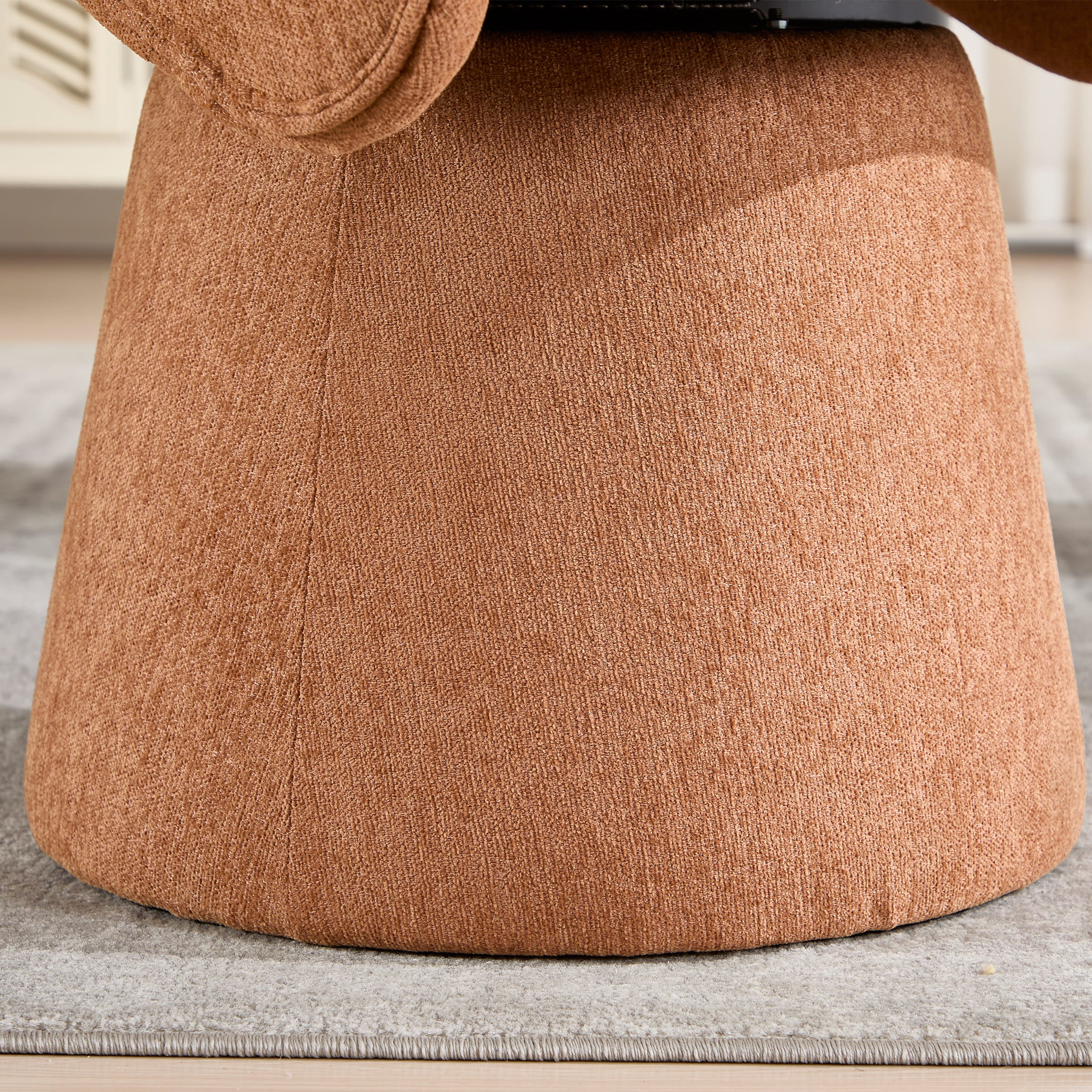 VESCASA Swivel Hollow Back Barrel Dining Chairs 1 PCS - 10074DC