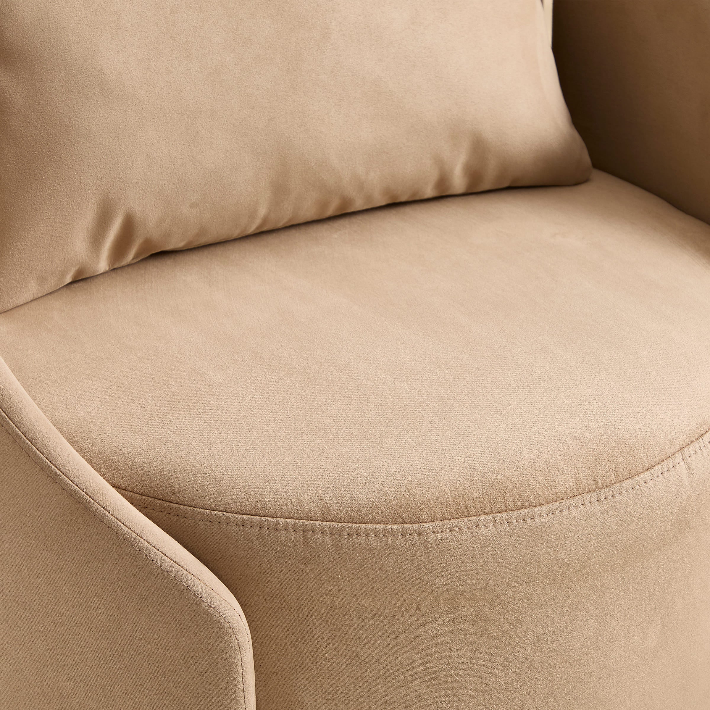 ZH4YOU Swivel Round Barrel Armchair 1 PCS - 56010AC