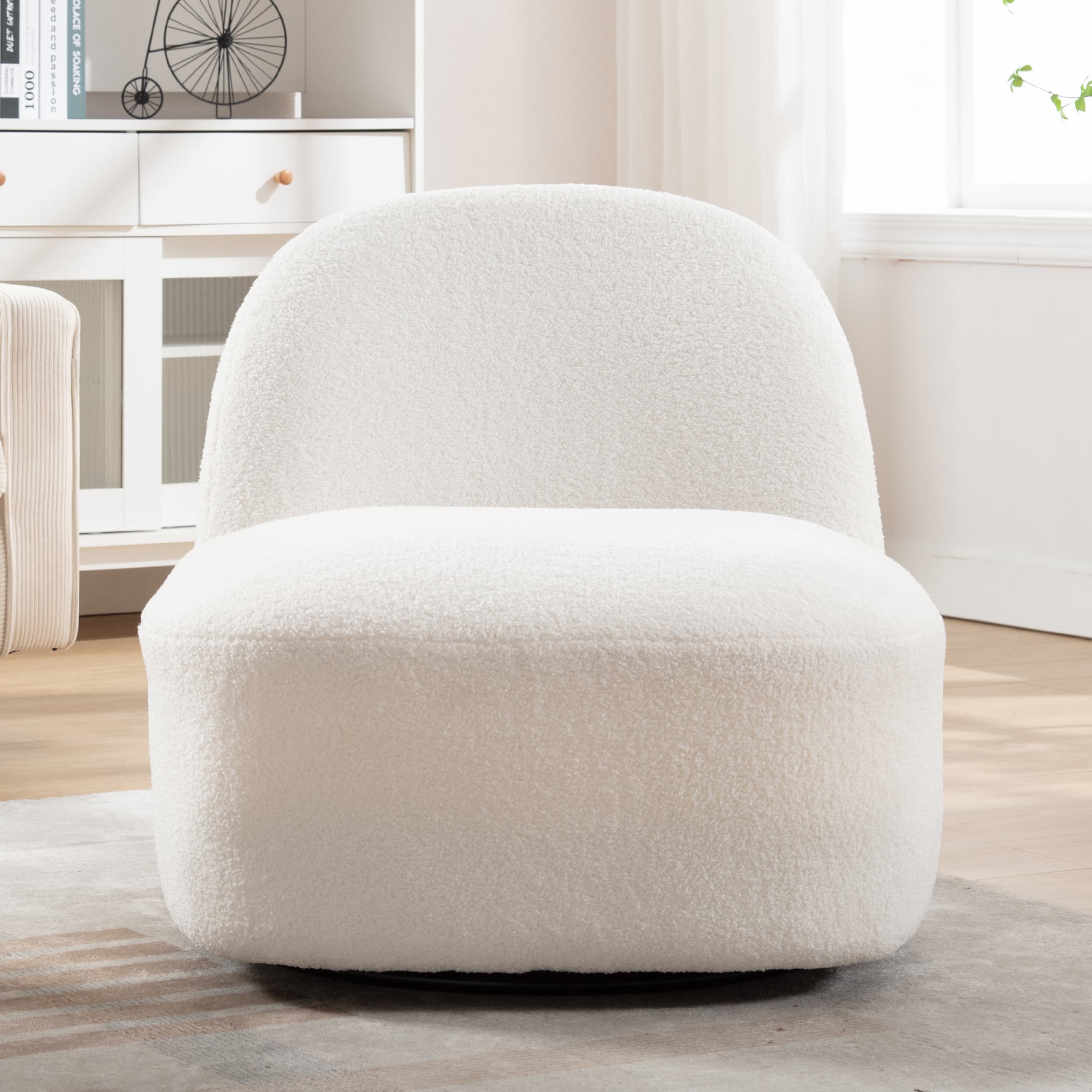 VESCASA Swivel Upholstered Accent Chair 1 PCS - X550AC