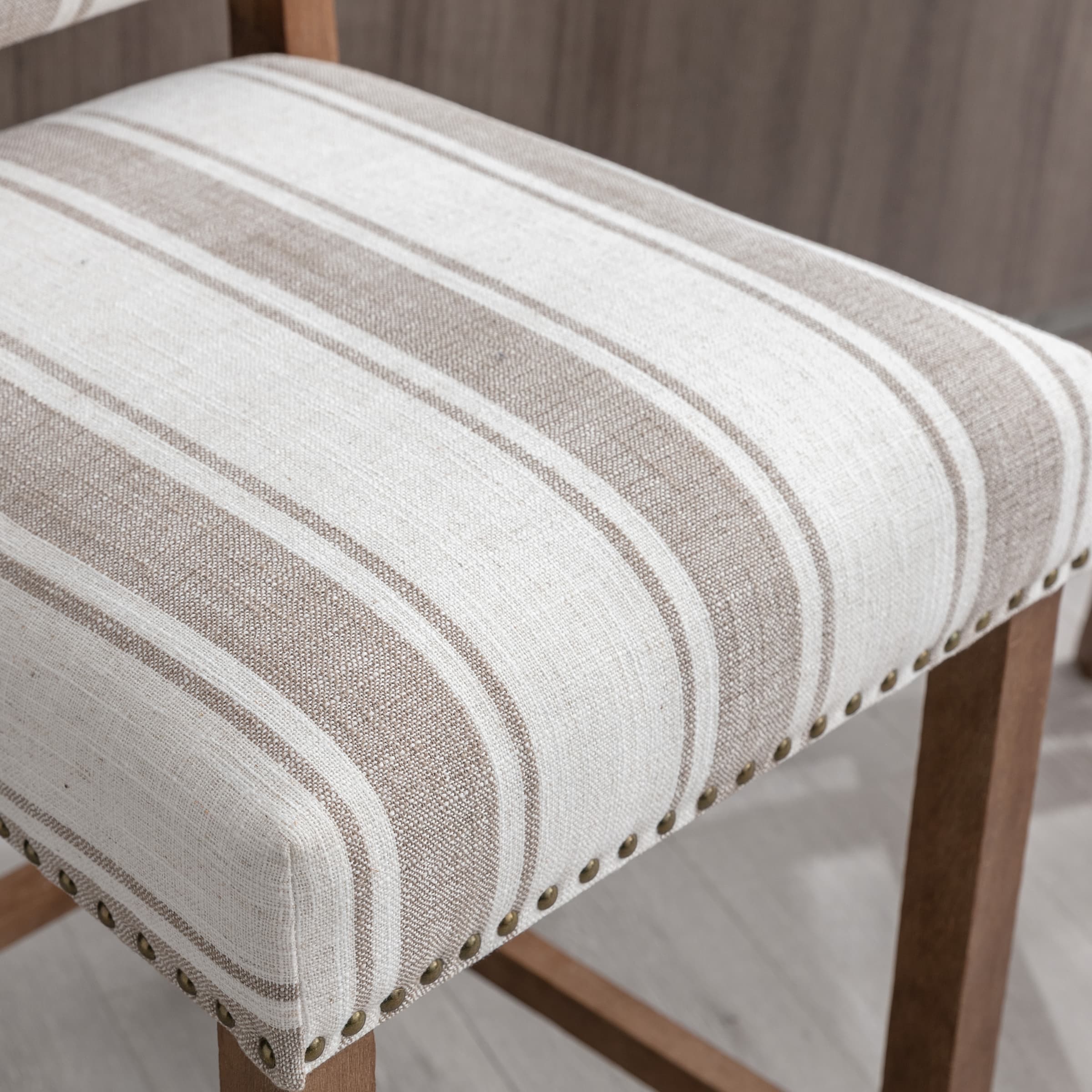 CIMOTA 26"H Linen Counter Height Bar Stools Set of 2 - 5699CS