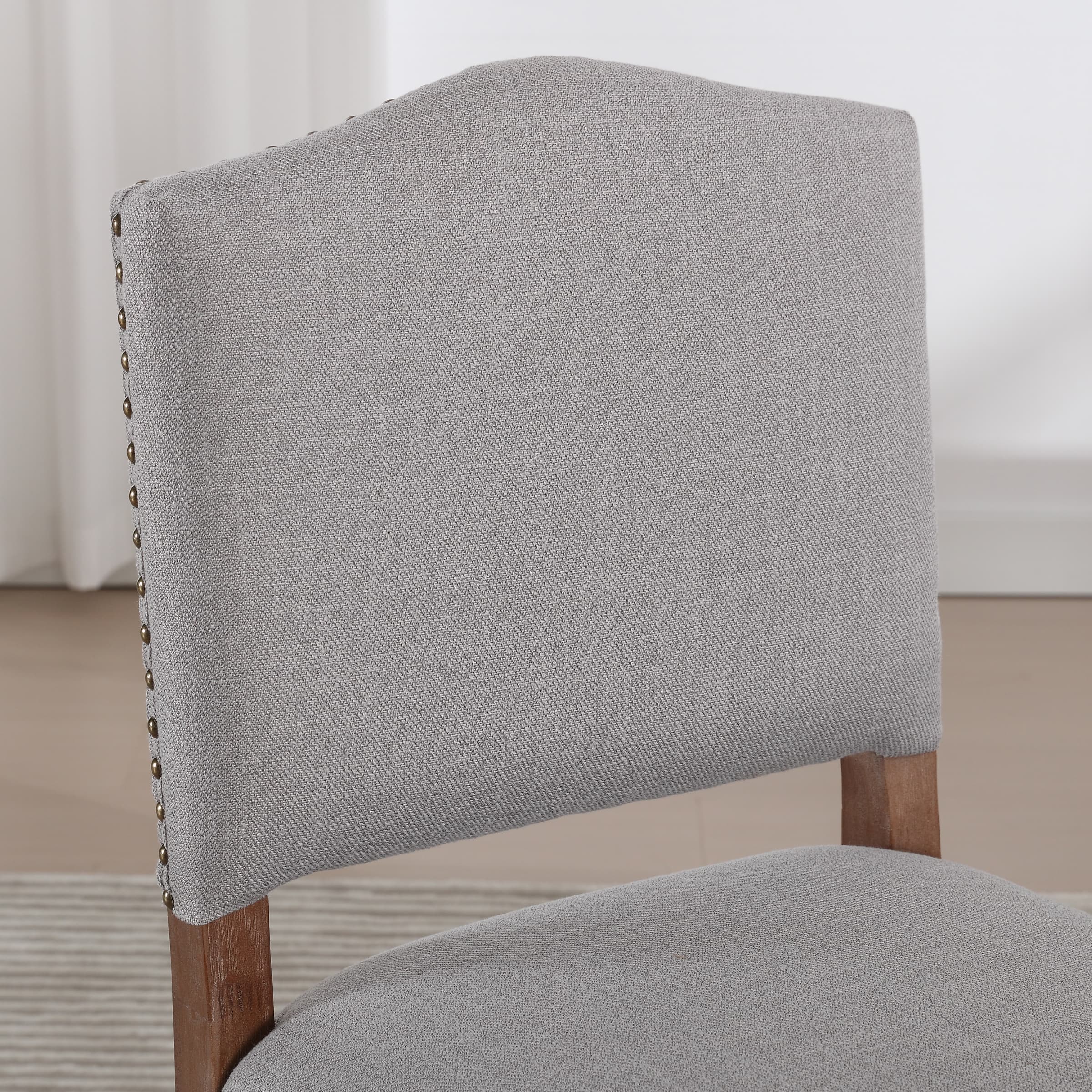 CIMOTA 26"H Linen Counter Height Bar Stools Set of 2 - 5699CS