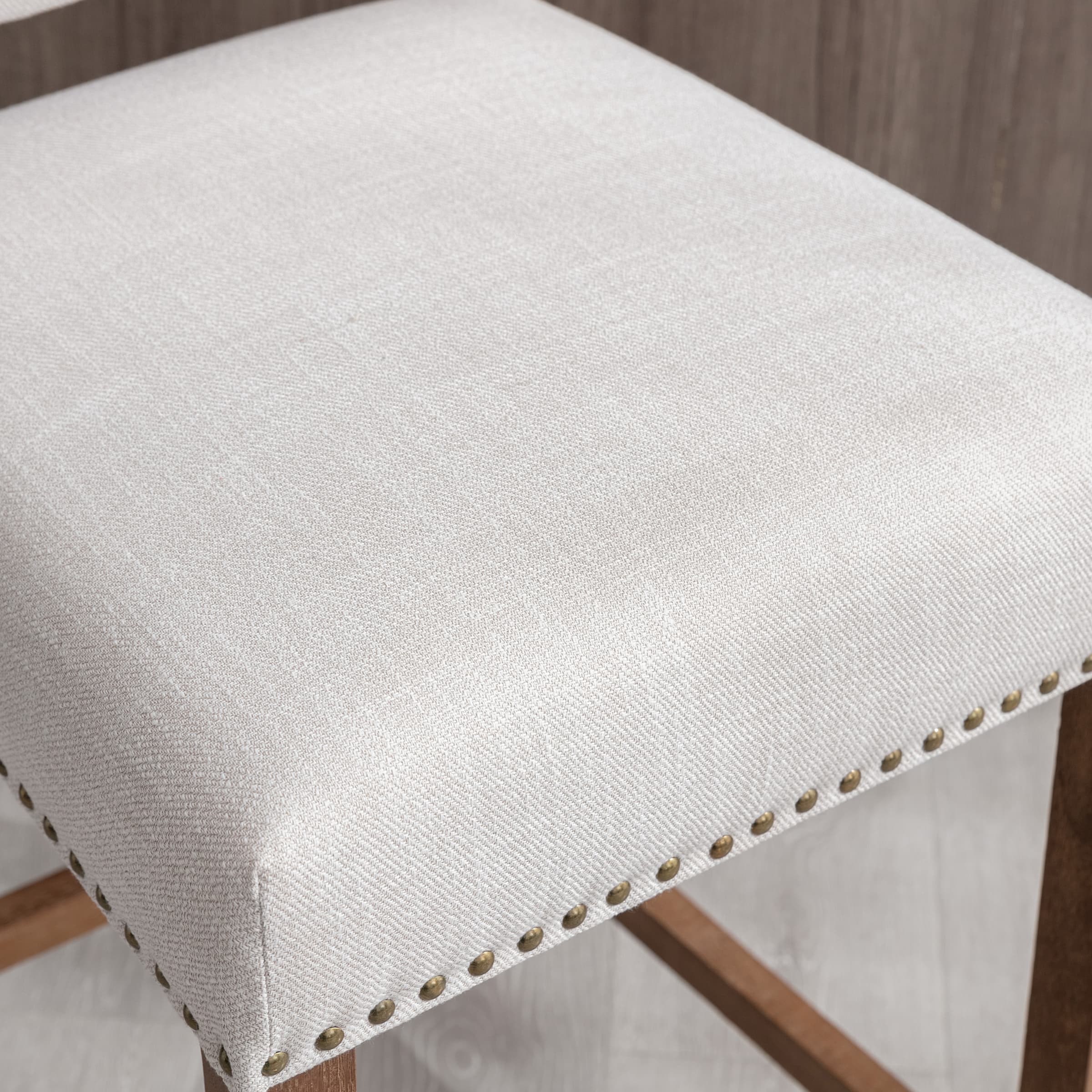 CIMOTA 26"H Linen Counter Height Bar Stools Set of 2 - 5699CS