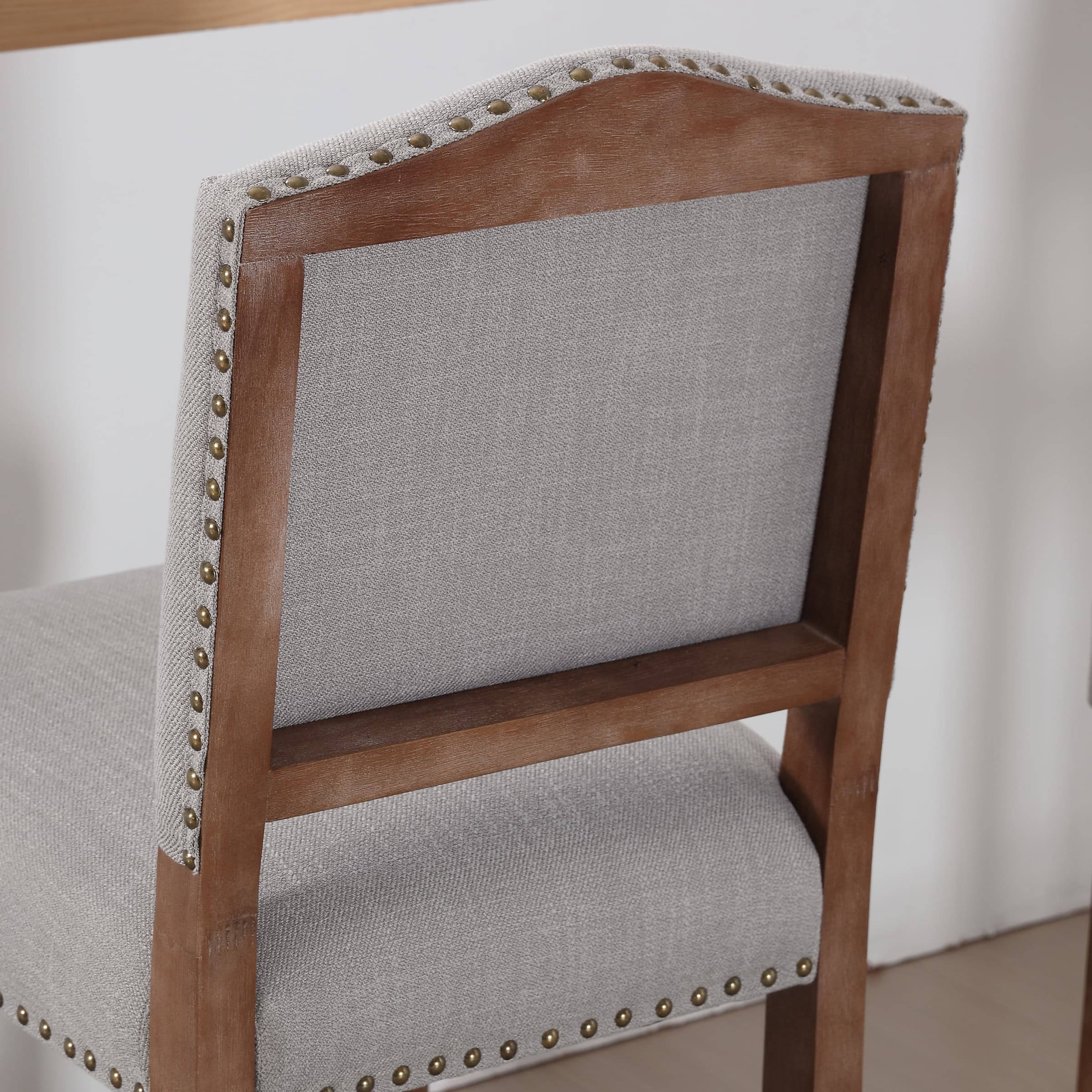 CIMOTA 26"H Linen Counter Height Bar Stools Set of 2 - 5699CS