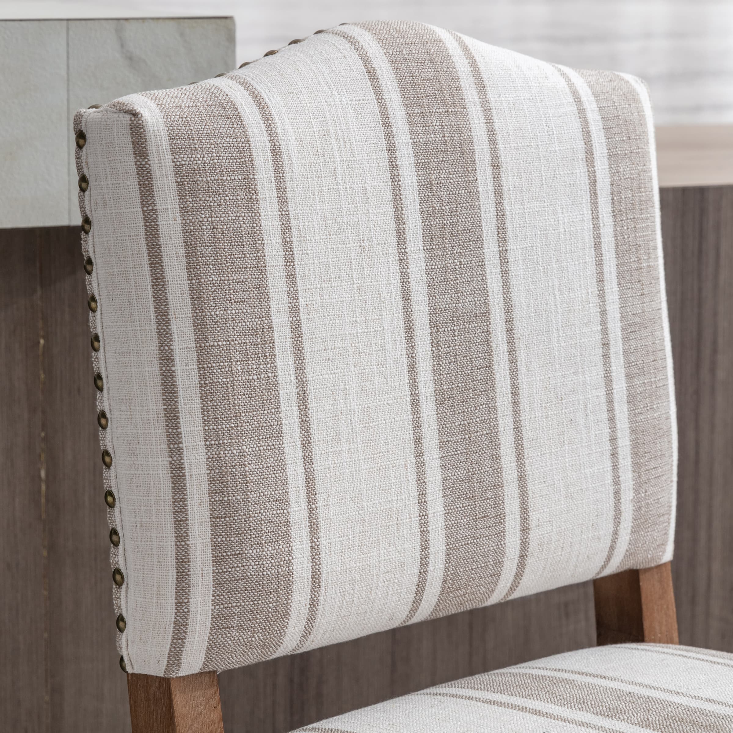 CIMOTA 26"H Linen Counter Height Bar Stools Set of 2 - 5699CS