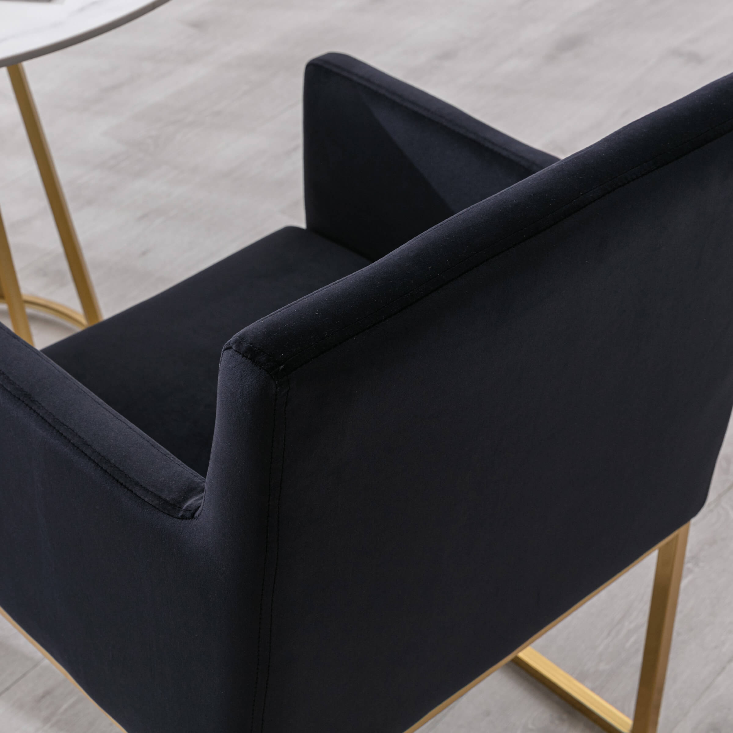 VESCASA Upholstered Dining Chairs with Arms Set of 2 - 1823DC