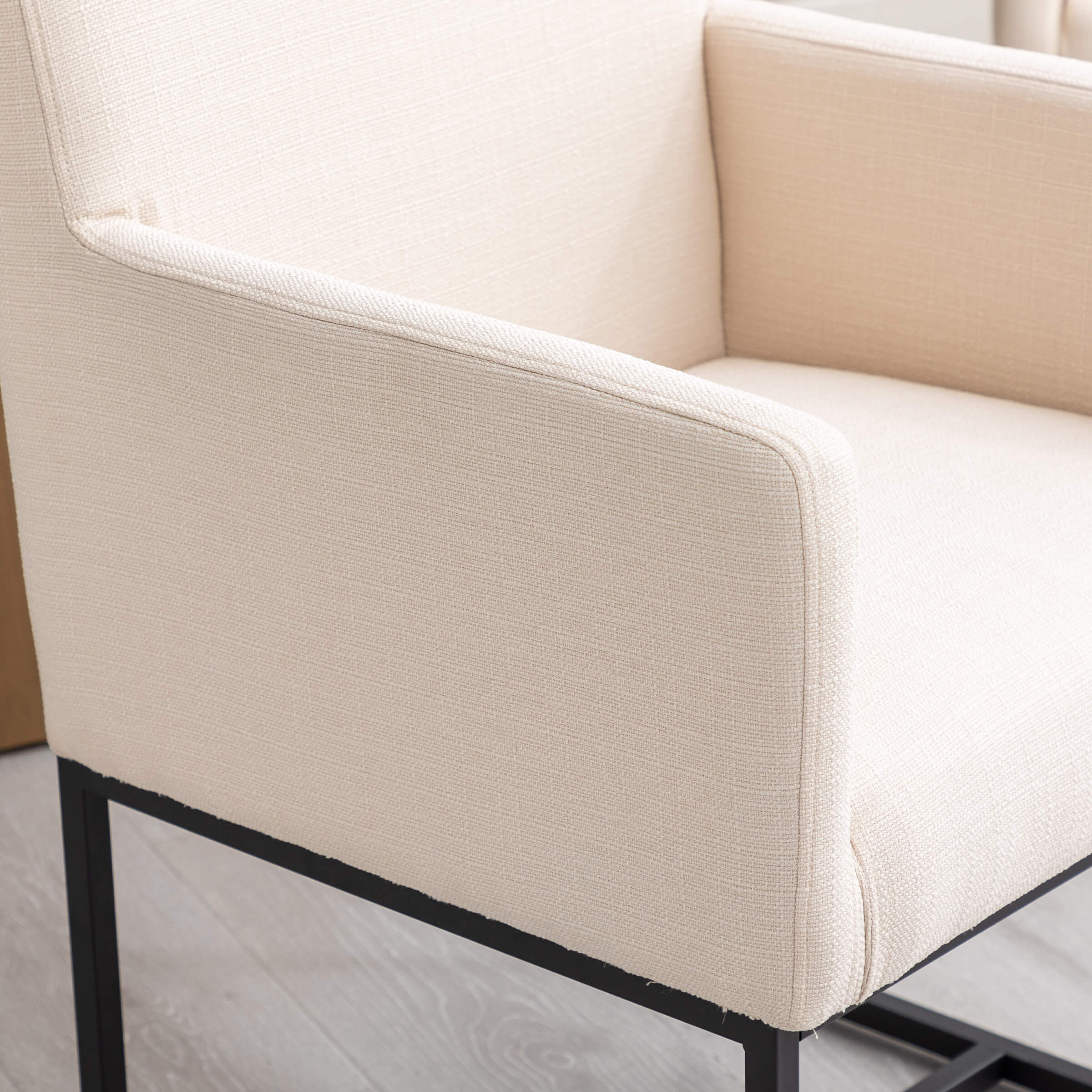 VESCASA Upholstered Dining Chairs with Arms Set of 2 - 1823DC