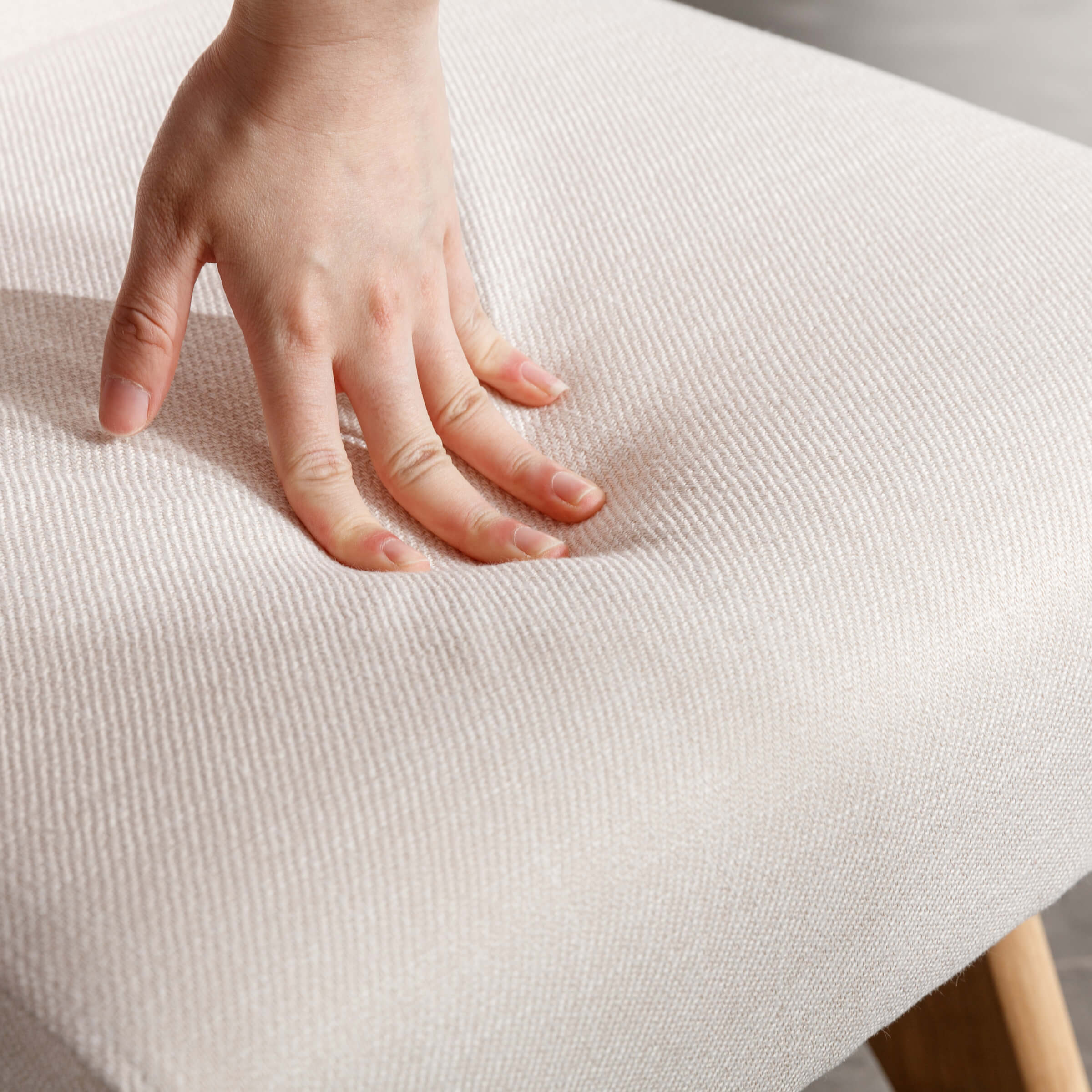 VESCASA V-Shape Wood Legs Dining Chairs Set of 2 - 7767DC