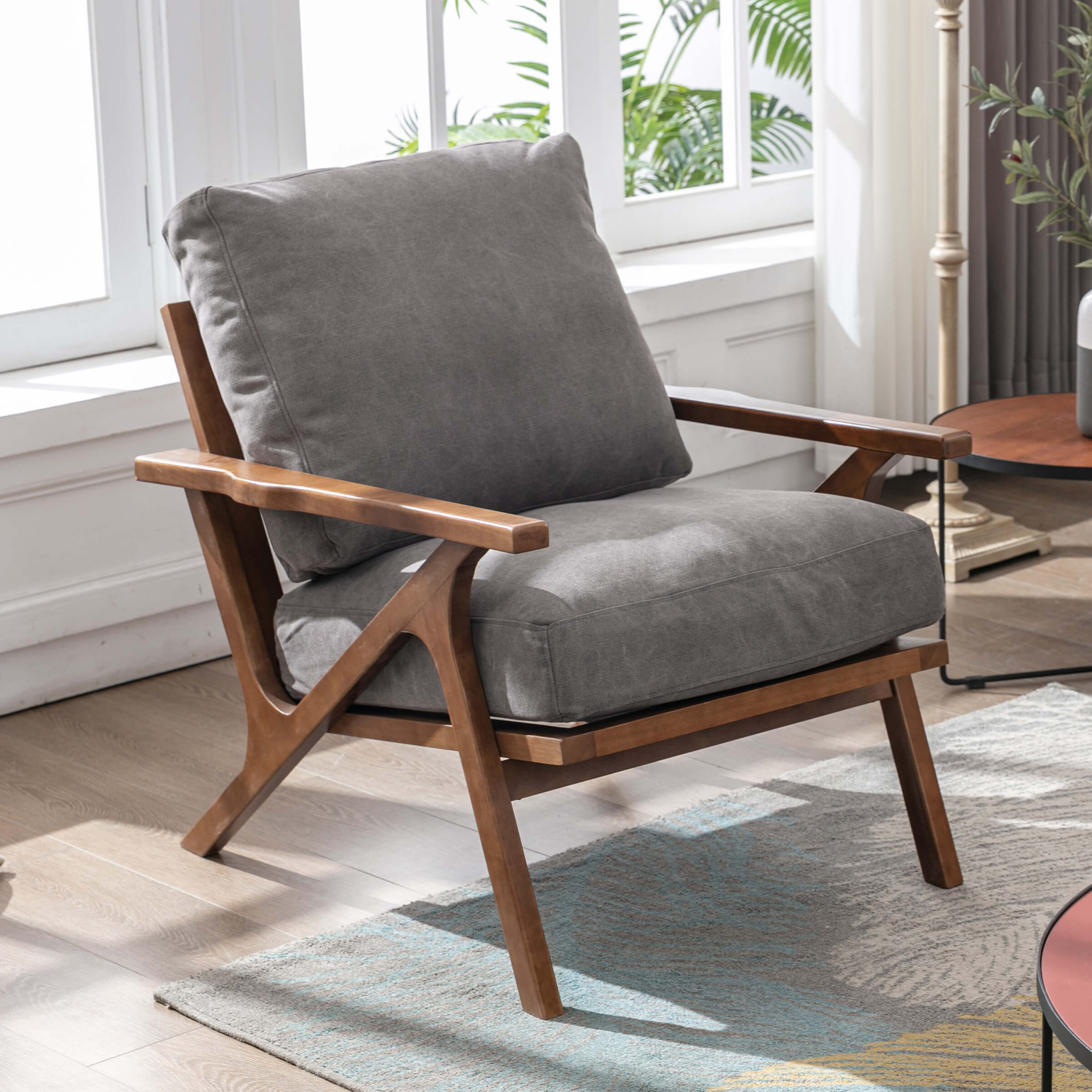 VESCASA Mid Century Modern Arm Chair - 3422AC
