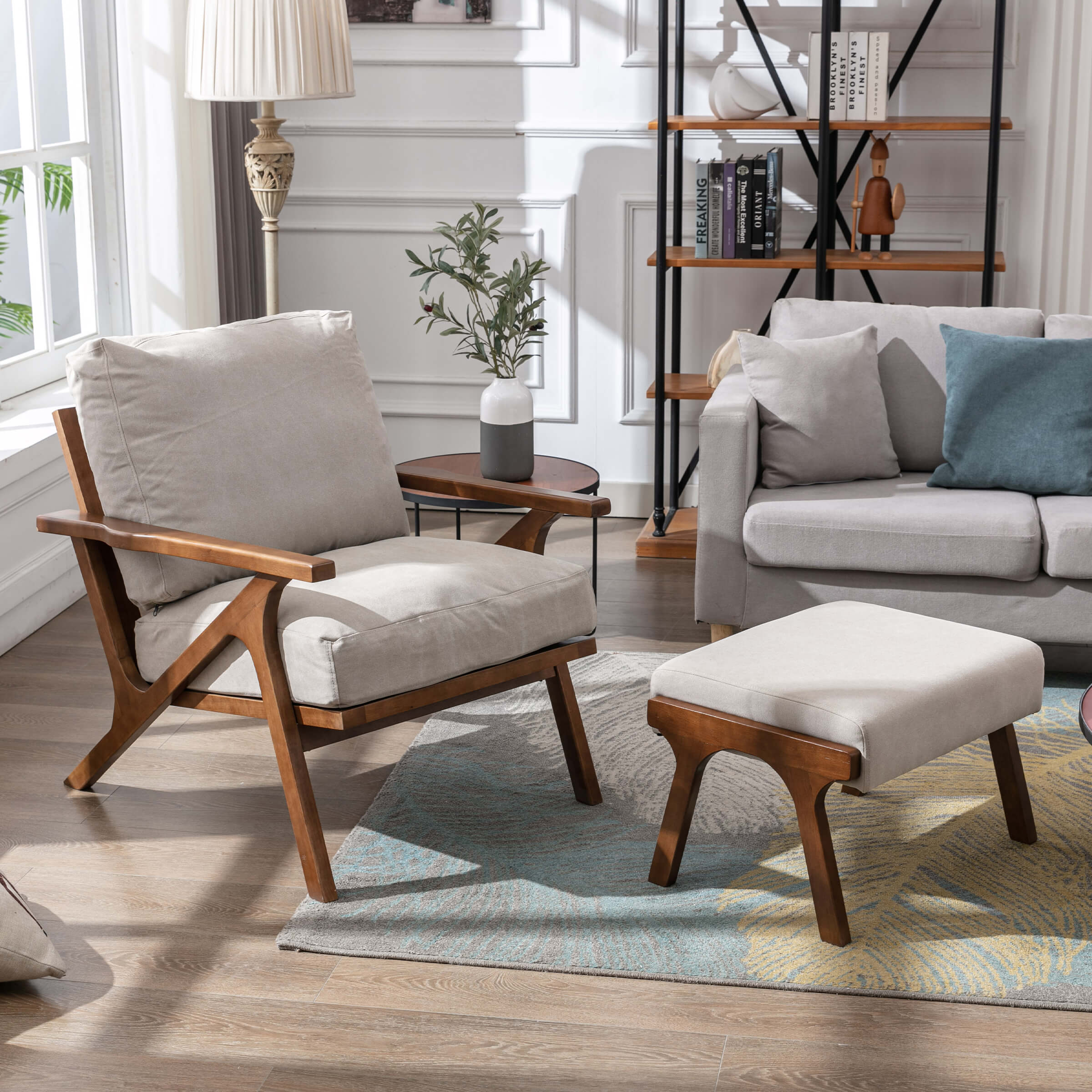 VESCASA Mid Century Modern Arm Chair - 3422AC