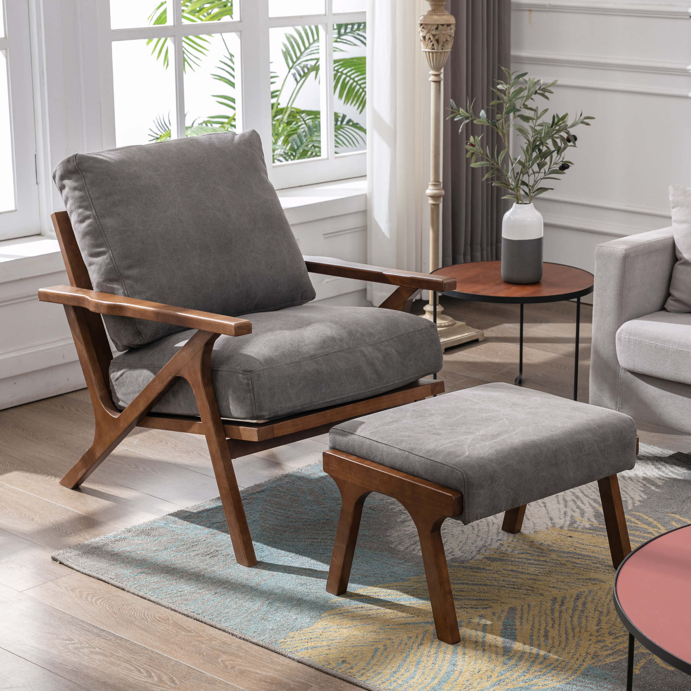 VESCASA Mid Century Modern Arm Chair - 3422AC