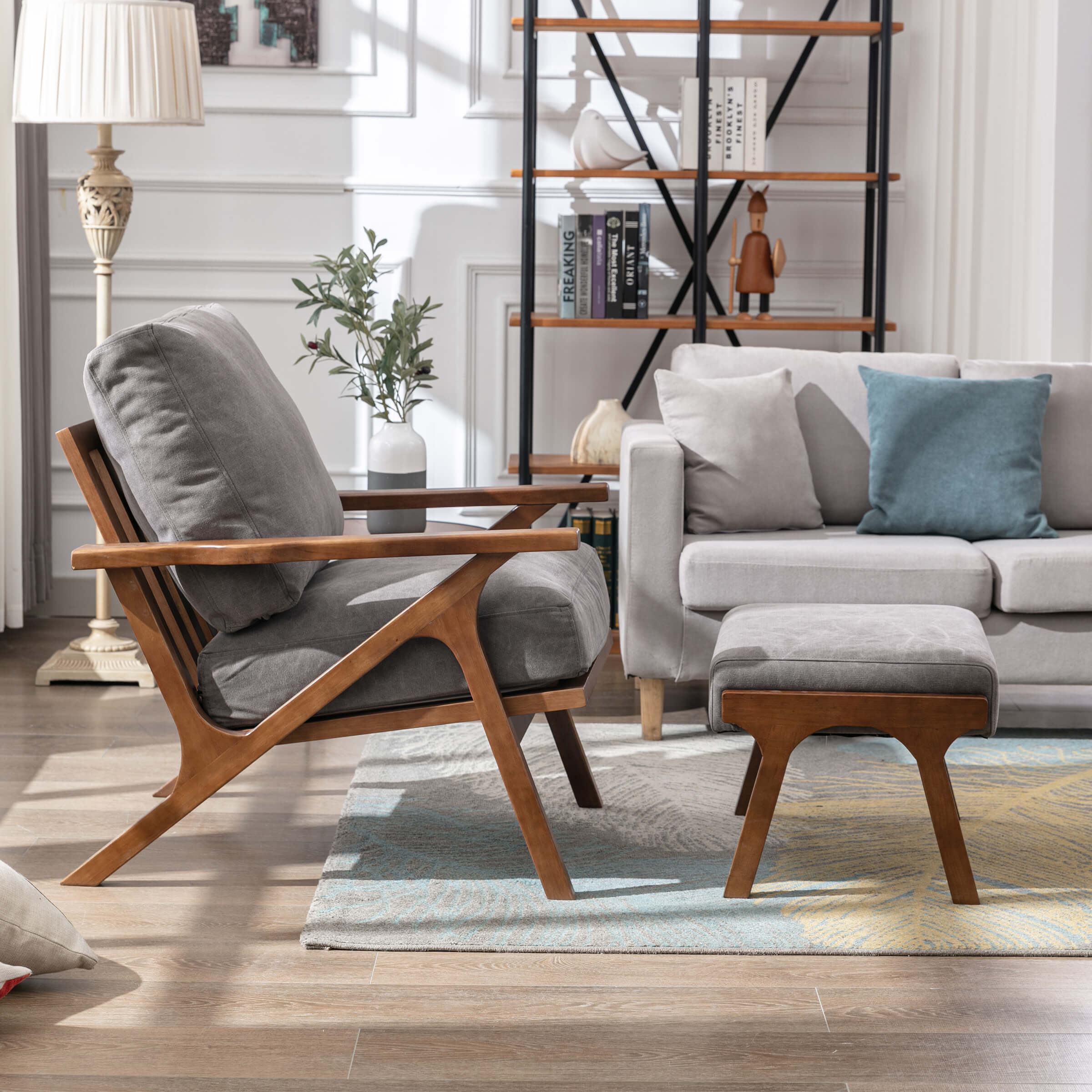VESCASA Mid Century Modern Arm Chair - 3422AC