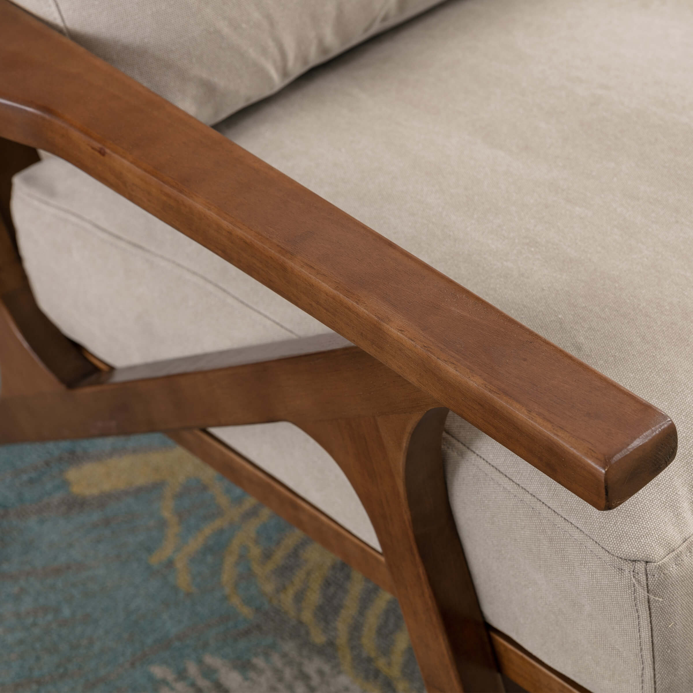 VESCASA Mid Century Modern Arm Chair - 3422AC