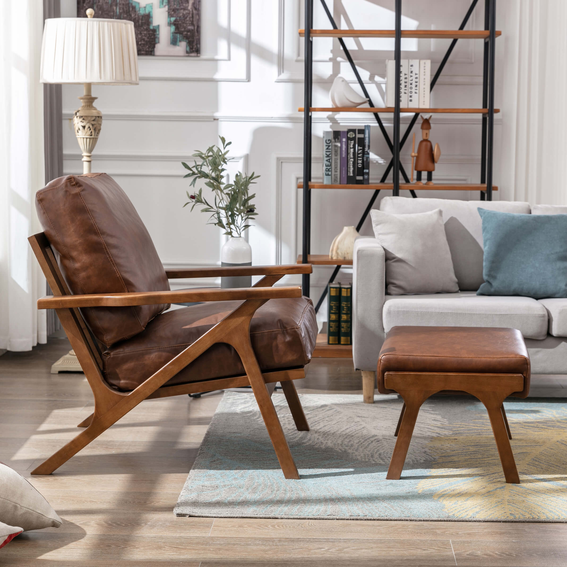 VESCASA Mid Century Modern Arm Chair - 3422AC