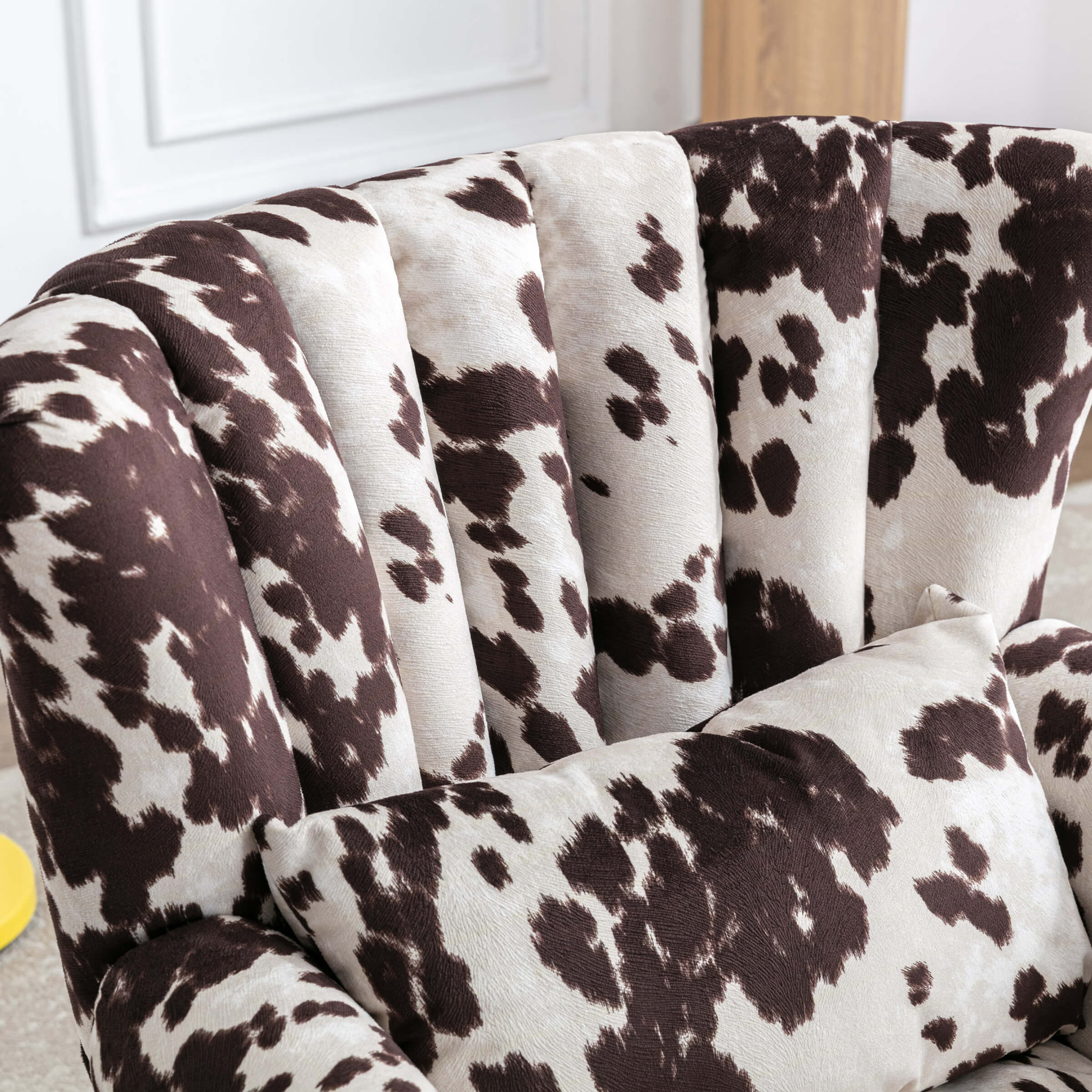 Kmax Wingback Nail-Head Velvet Accent Chair 1 PCS - X904AC