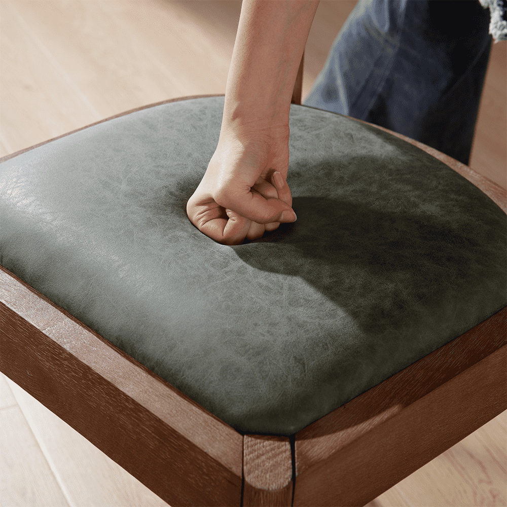 CIMOTA Curved Open Back Upholstered Dining Chairs Set of 2 - 1929DC