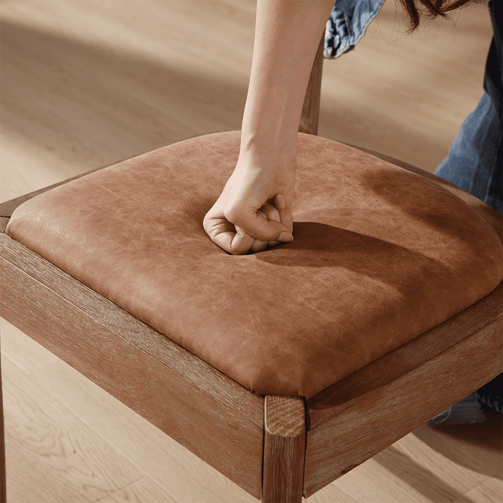 CIMOTA Curved Open Back Upholstered Dining Chairs Set of 2 - 1929DC