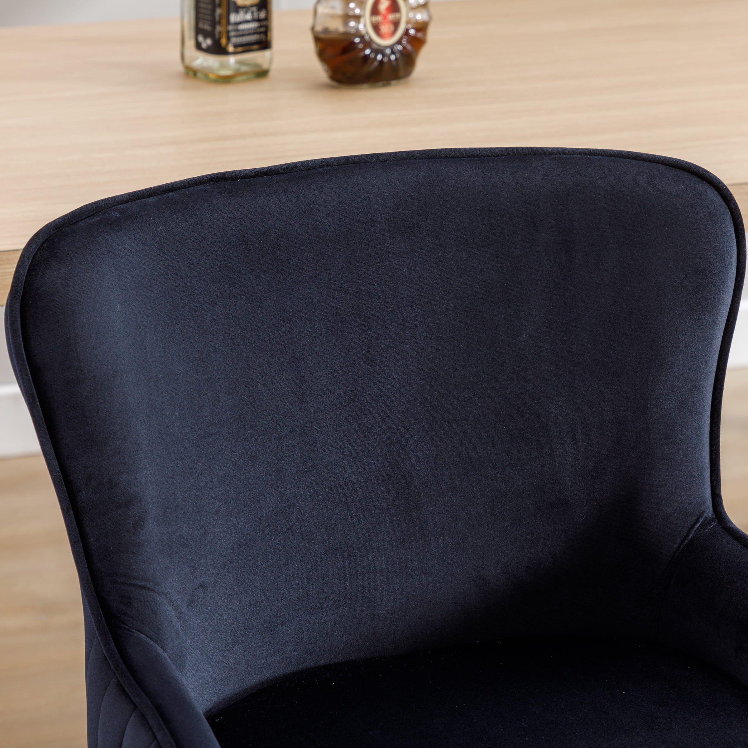 ZH4YOU 26"H & 30”H Wing Back Counter & Bar Stools Set of 2 - 80034