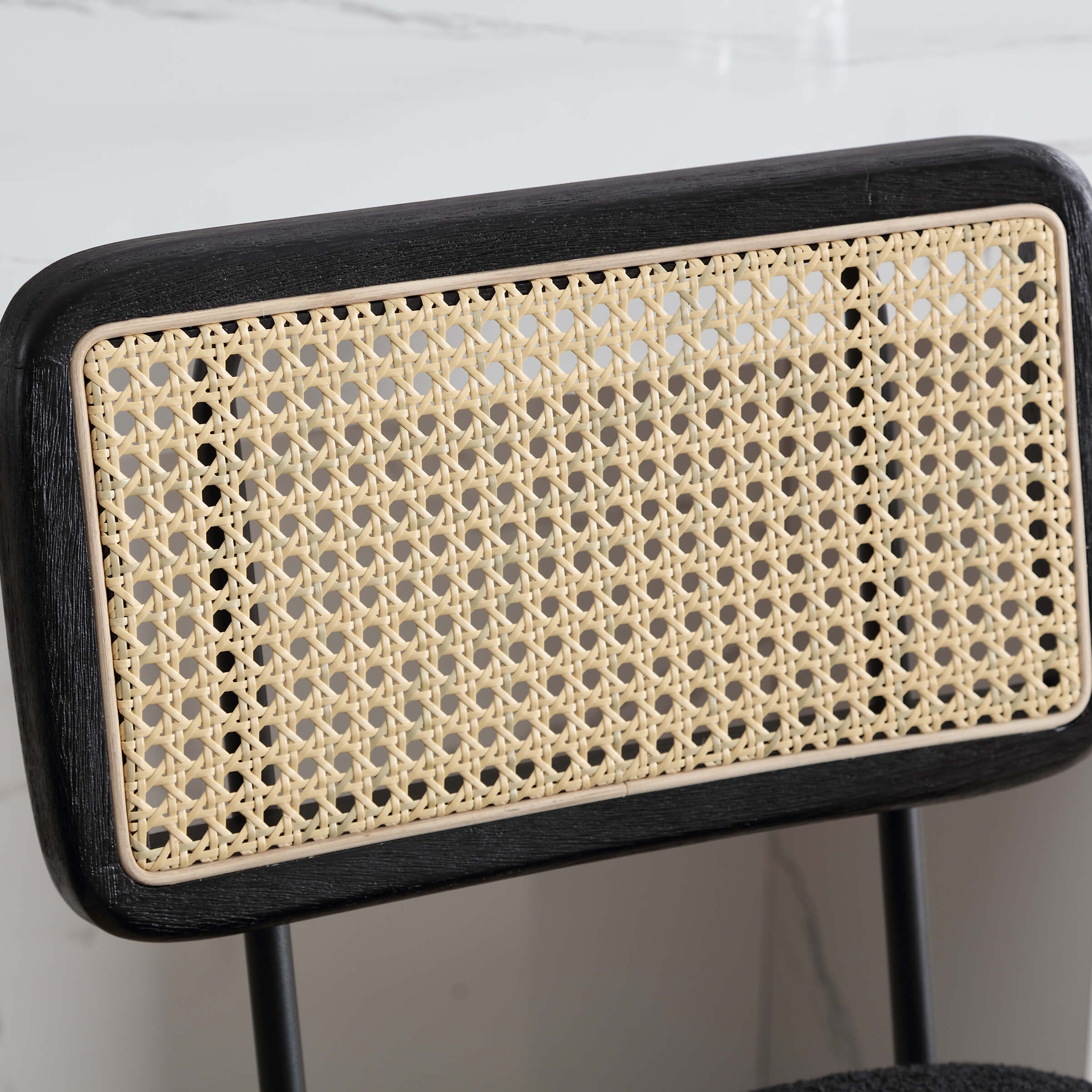 ZH4YOU 26'' Modern Rattan Counter Stools Set of 2 - 5348CS