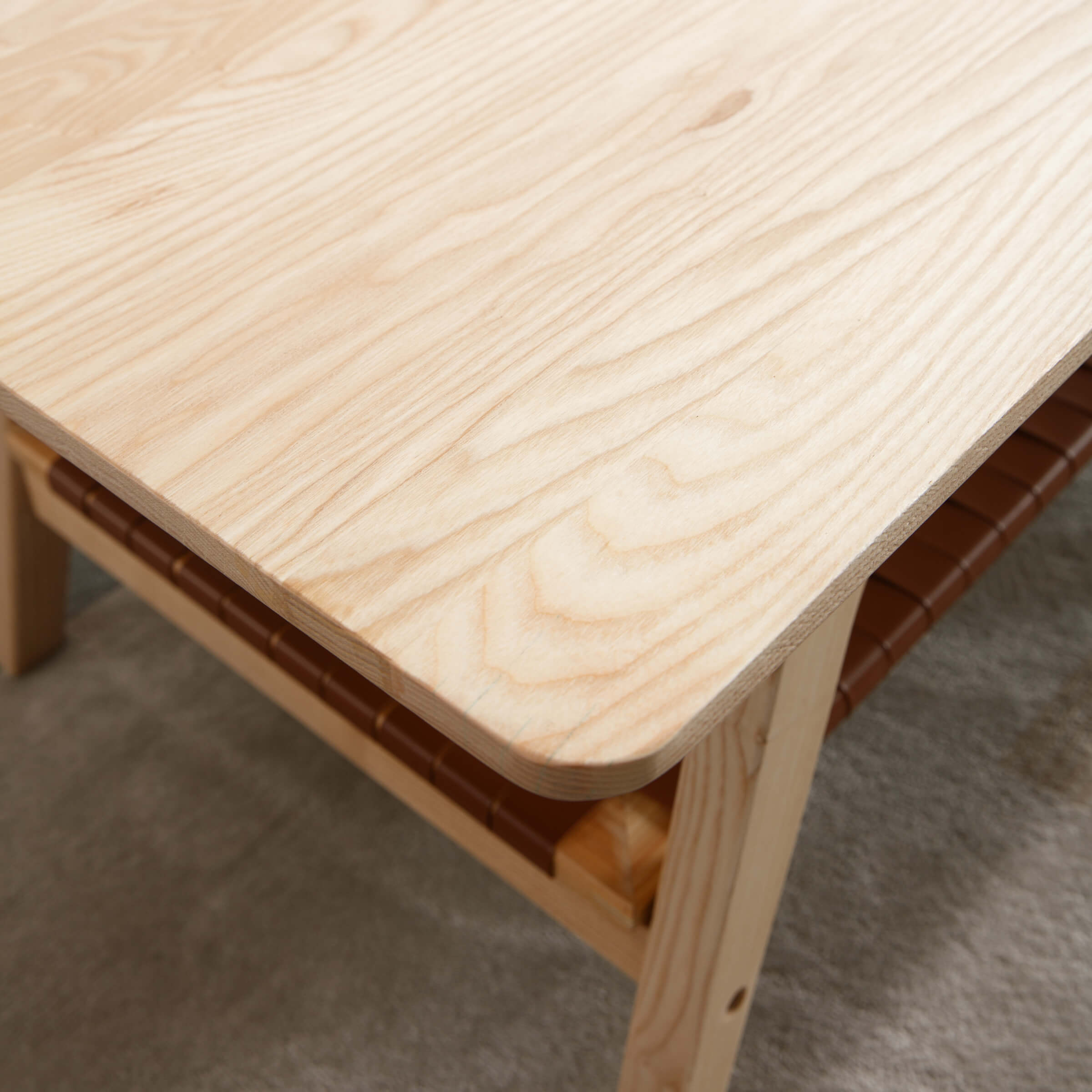 ZH4YOU 47"W Rectangular Coffee Table with Storage Shelf - 21794CT