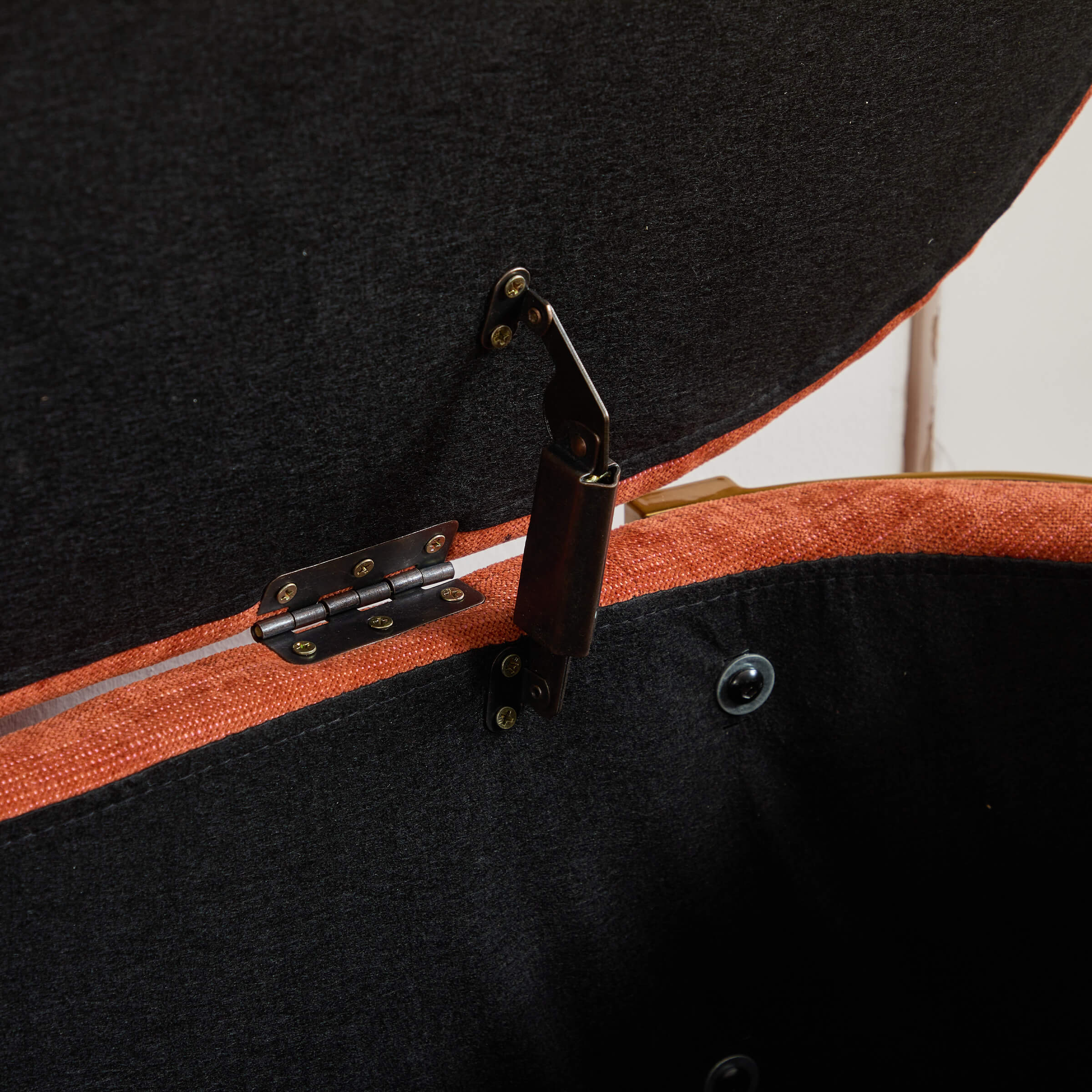 ZH4YOU 48”W Storage Bench Ottoman End of Bed - 5001BH