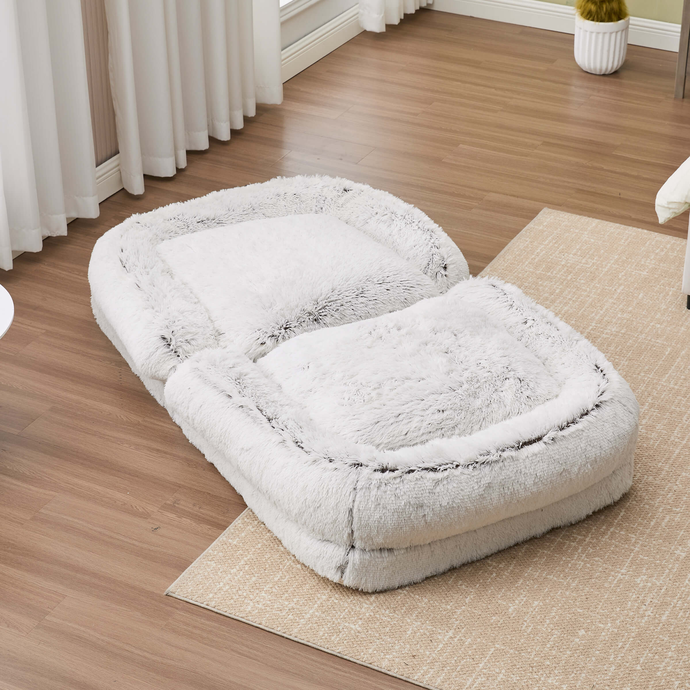 ZH4YOU Giant Folding Lazy Floor Lounger Sofa - 0240SF