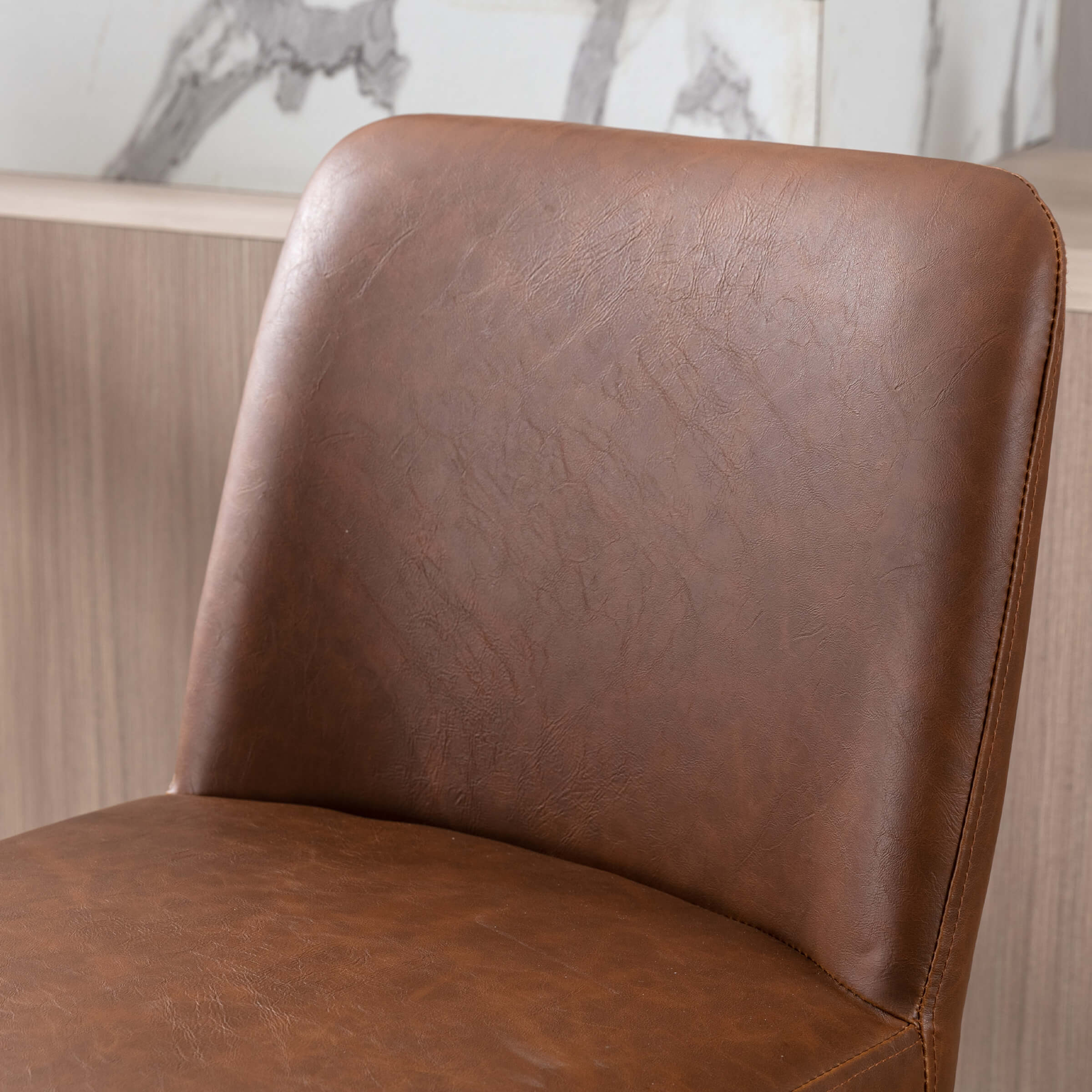 ZH4YOU 24" & 30"H Metal Legs Counter Height Bar Stools Set of 2 - 2956