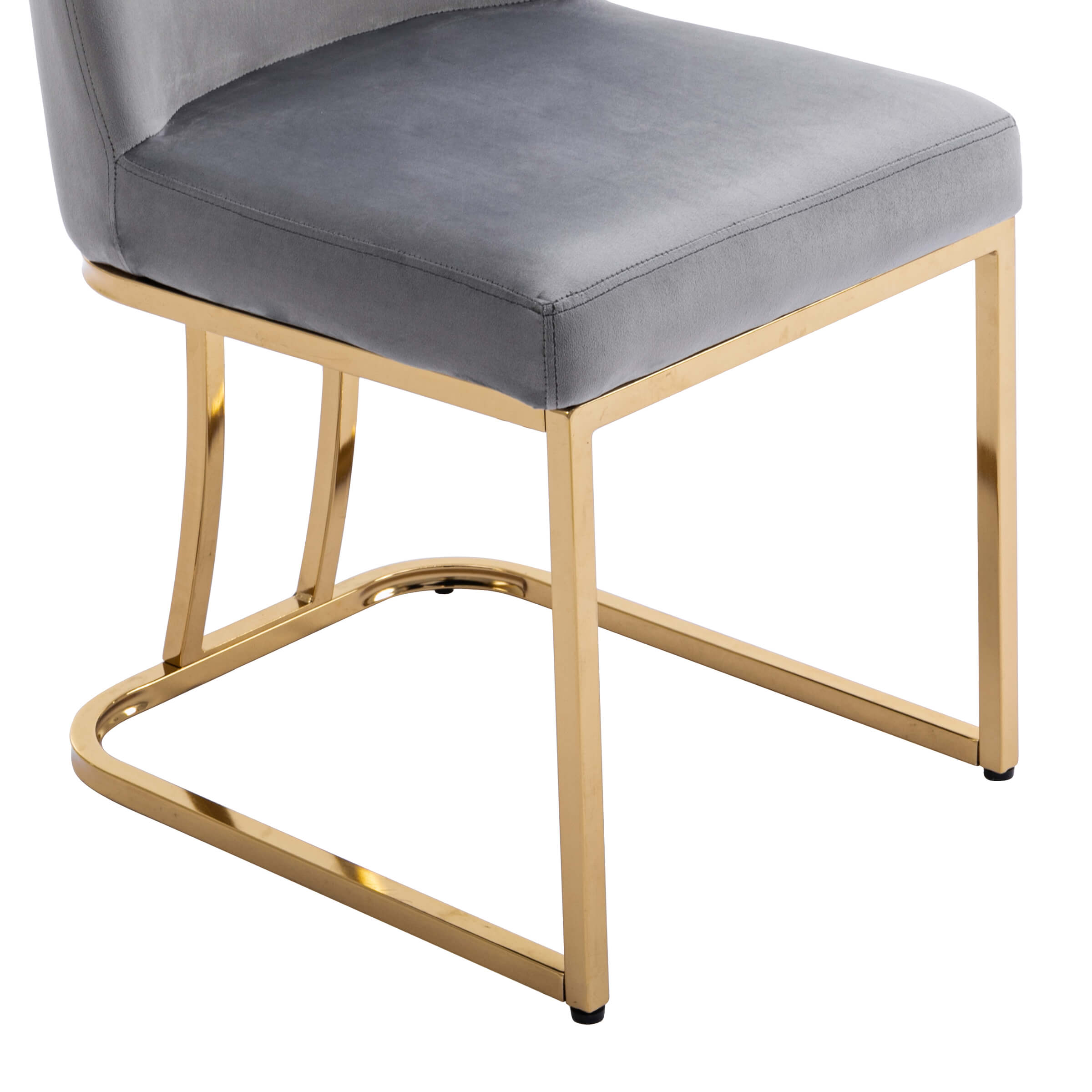 ZH4YOU Metal Legs Dining Chairs Set of 2 - 8673DC