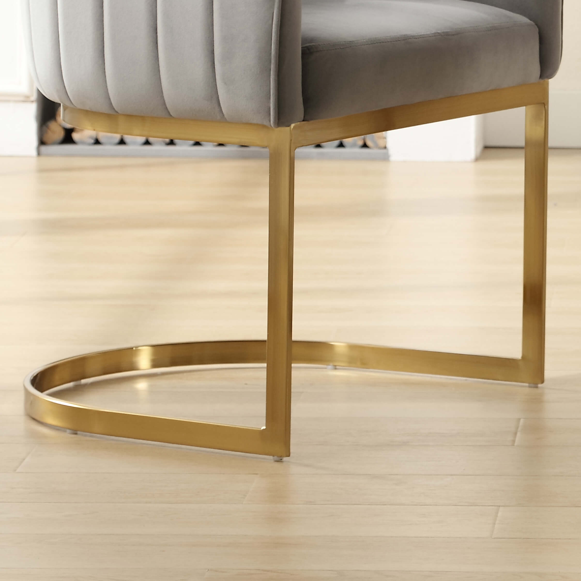 ZH4YOU Upholstered Barrel Dining Chairs Set of 2 - 7067DC