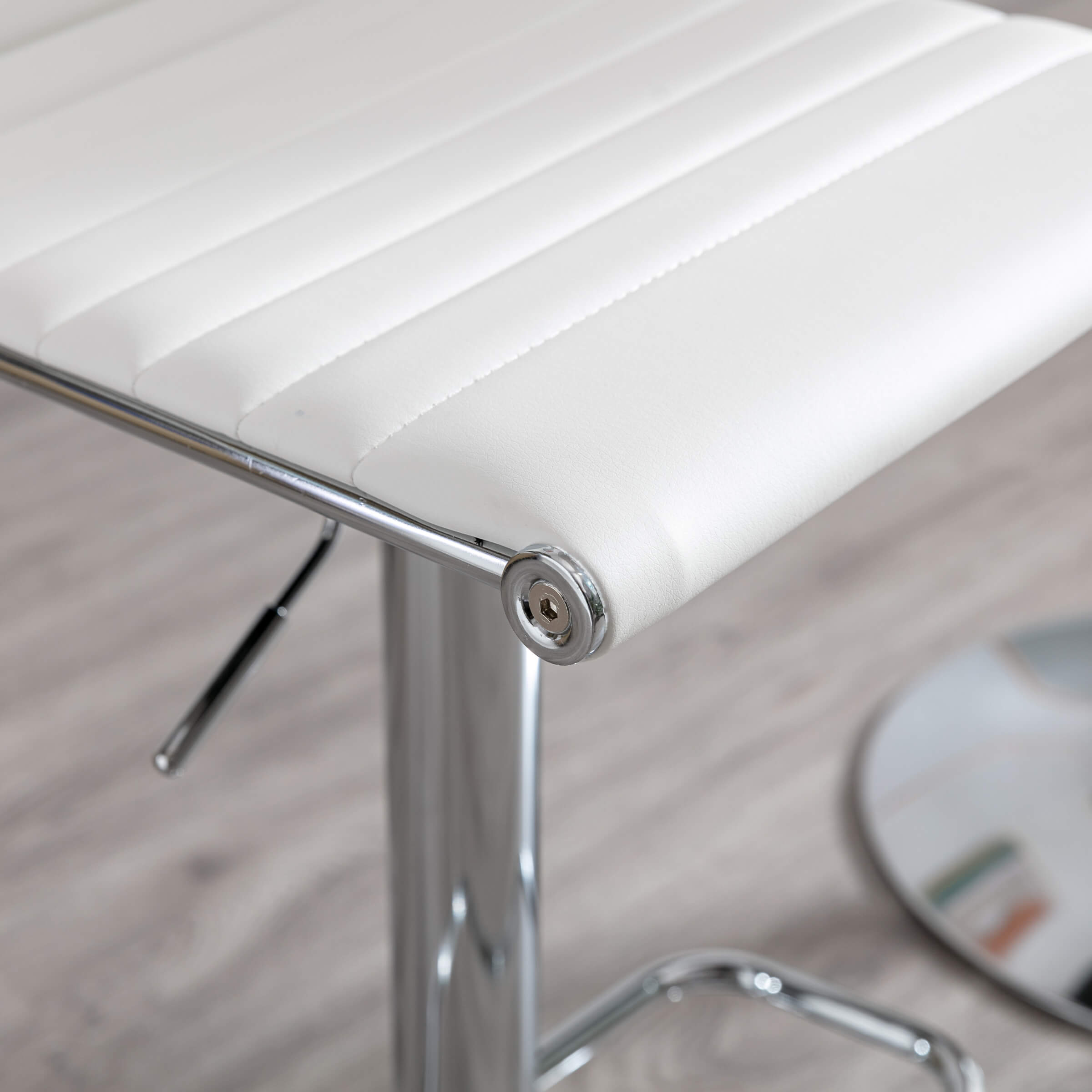 ZH4YOU Swivel Adjustable Height Bar Stools Set of 2 - X417AB