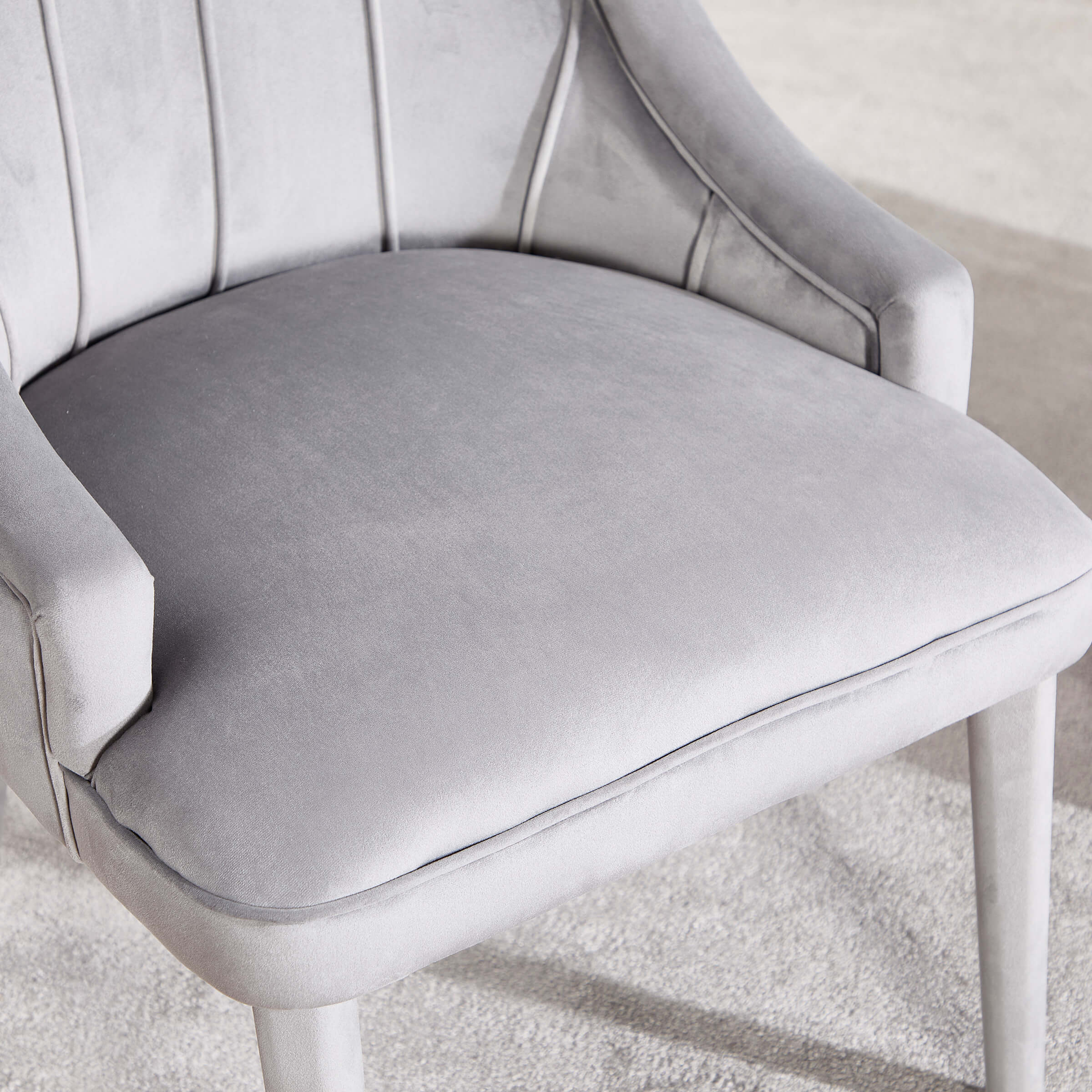 ZH4YOU Tufted Velvet Dining Room Chairs Set of 2 - 10060DC