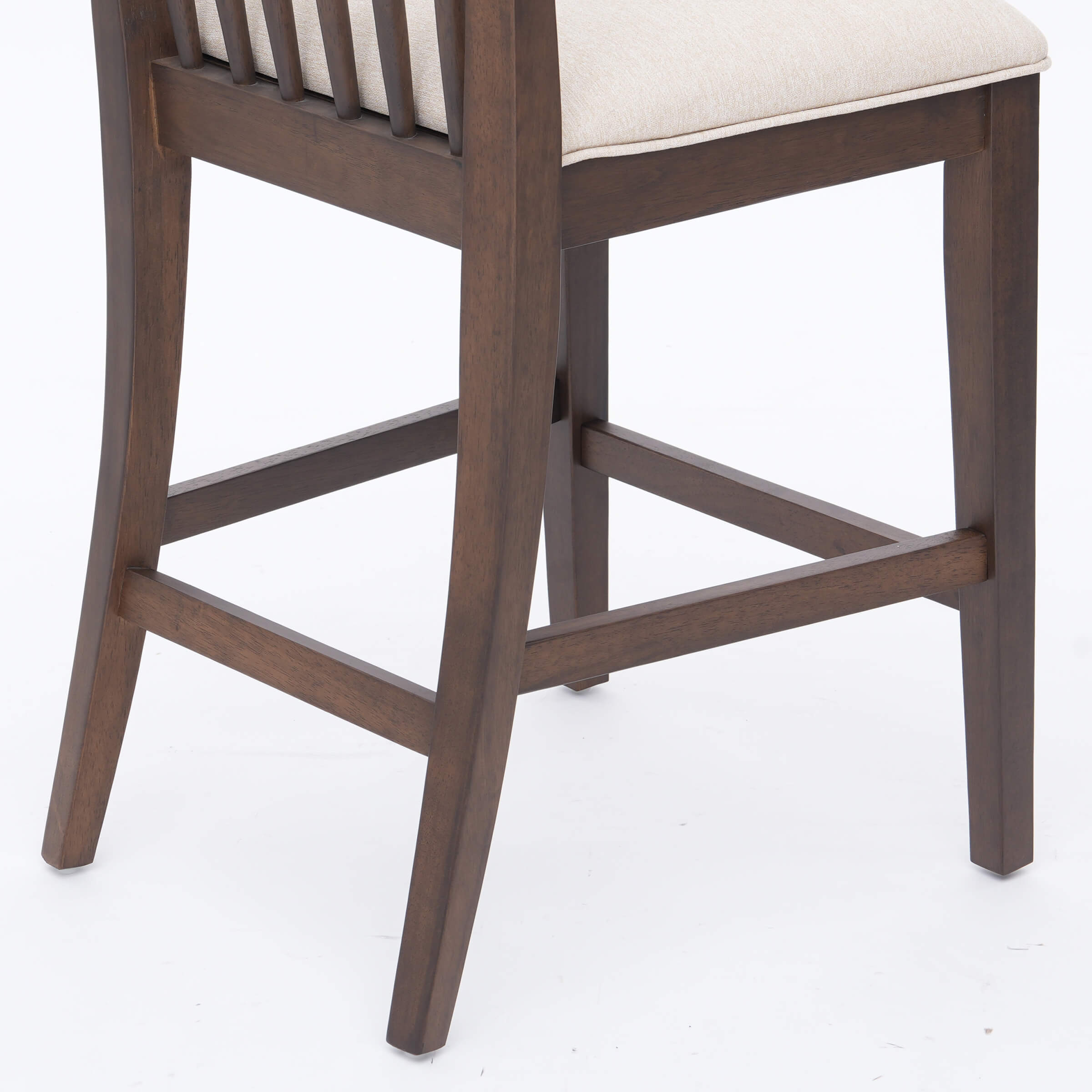 KMAX Farmhouse Counter Height Bar Stools Set of 2 - 00241CS